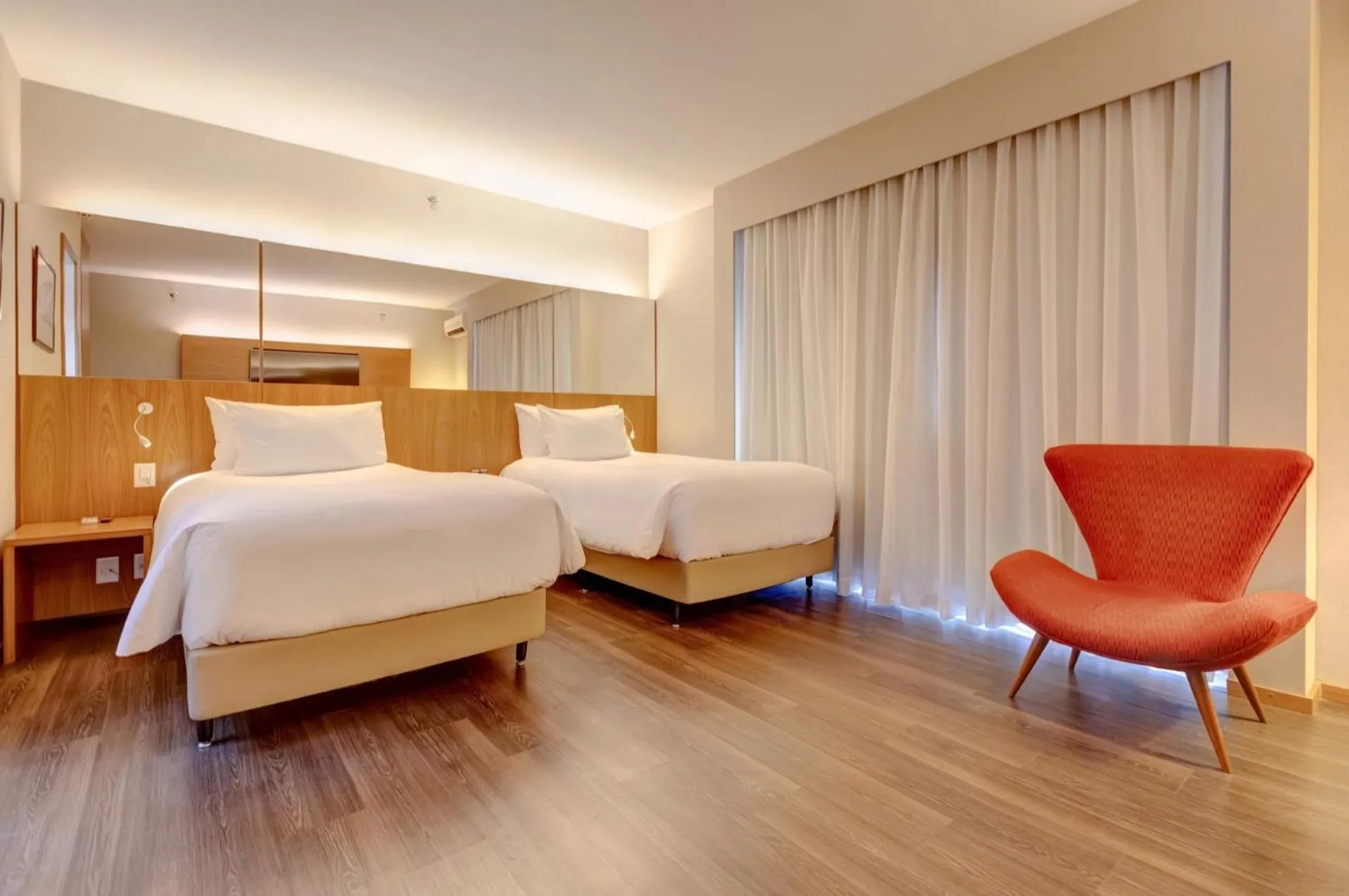 Bed in Radisson Blu São Paulo