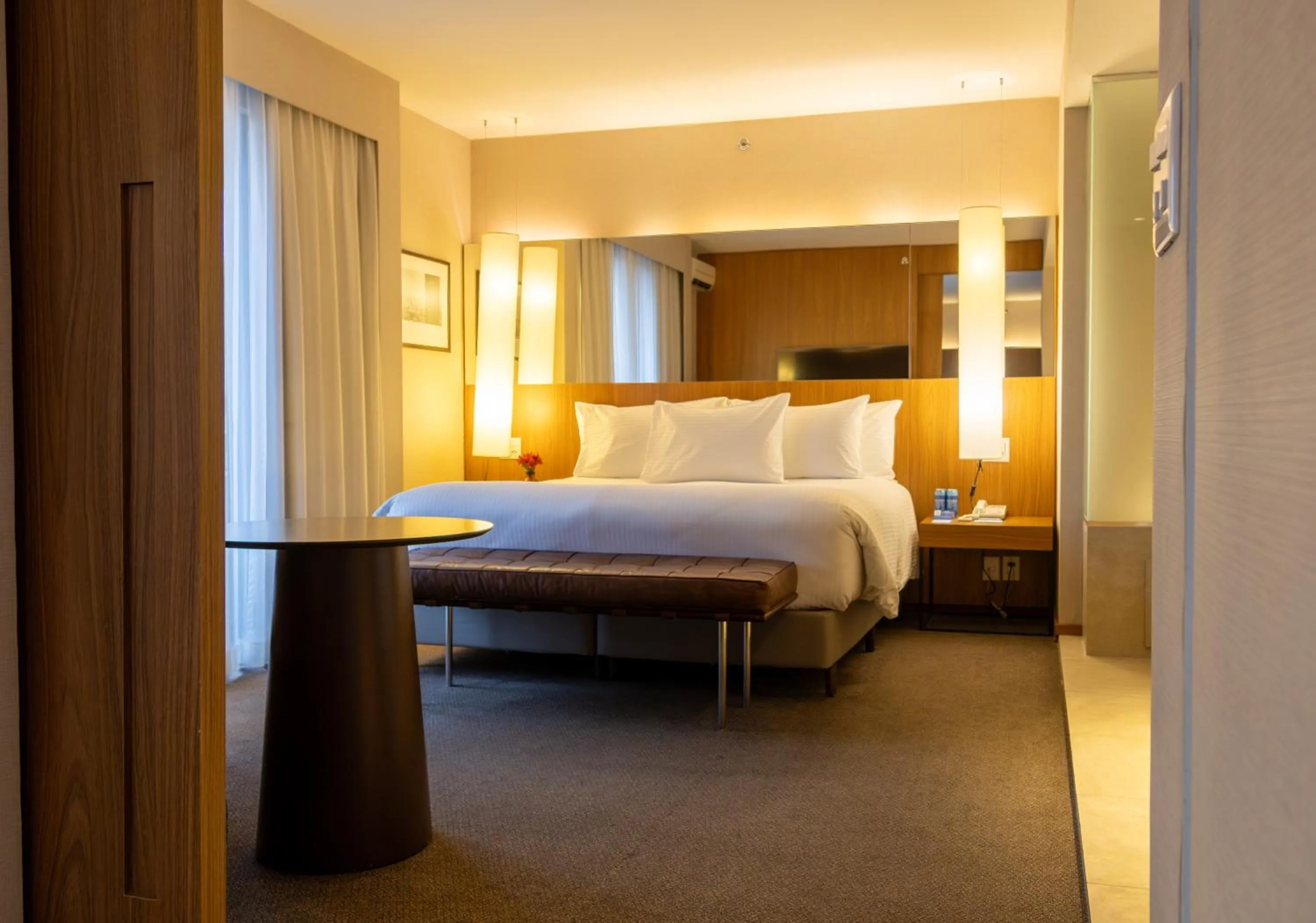 Bed in Radisson Blu São Paulo