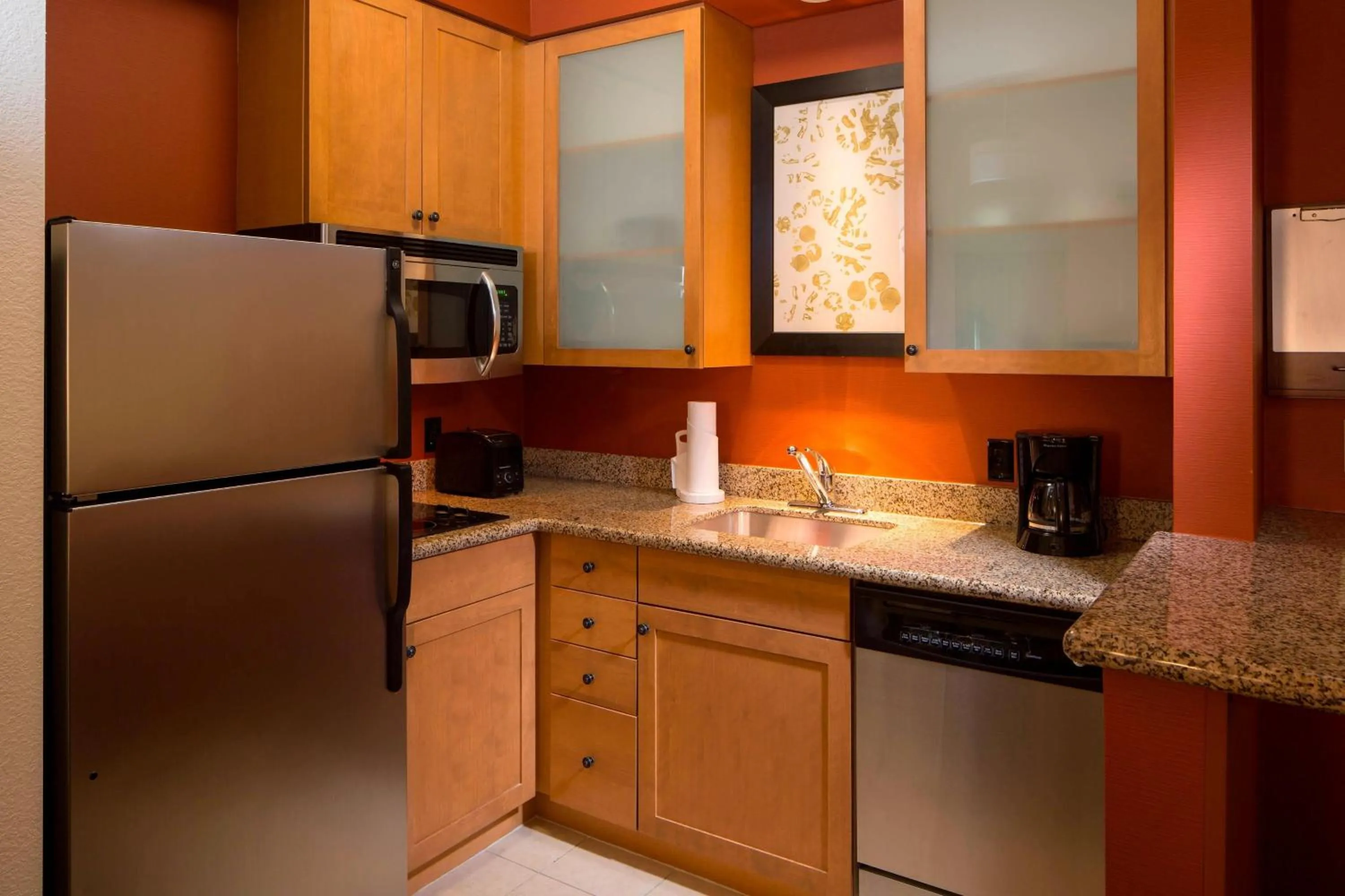 Kitchen or kitchenette in Residence Inn Melbourne