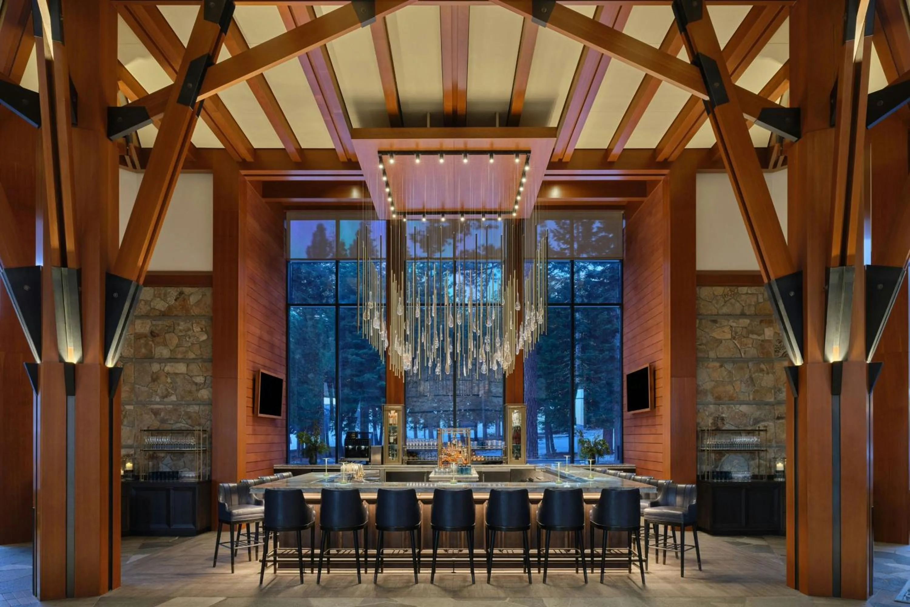 Living room in The Ritz-Carlton, Lake Tahoe