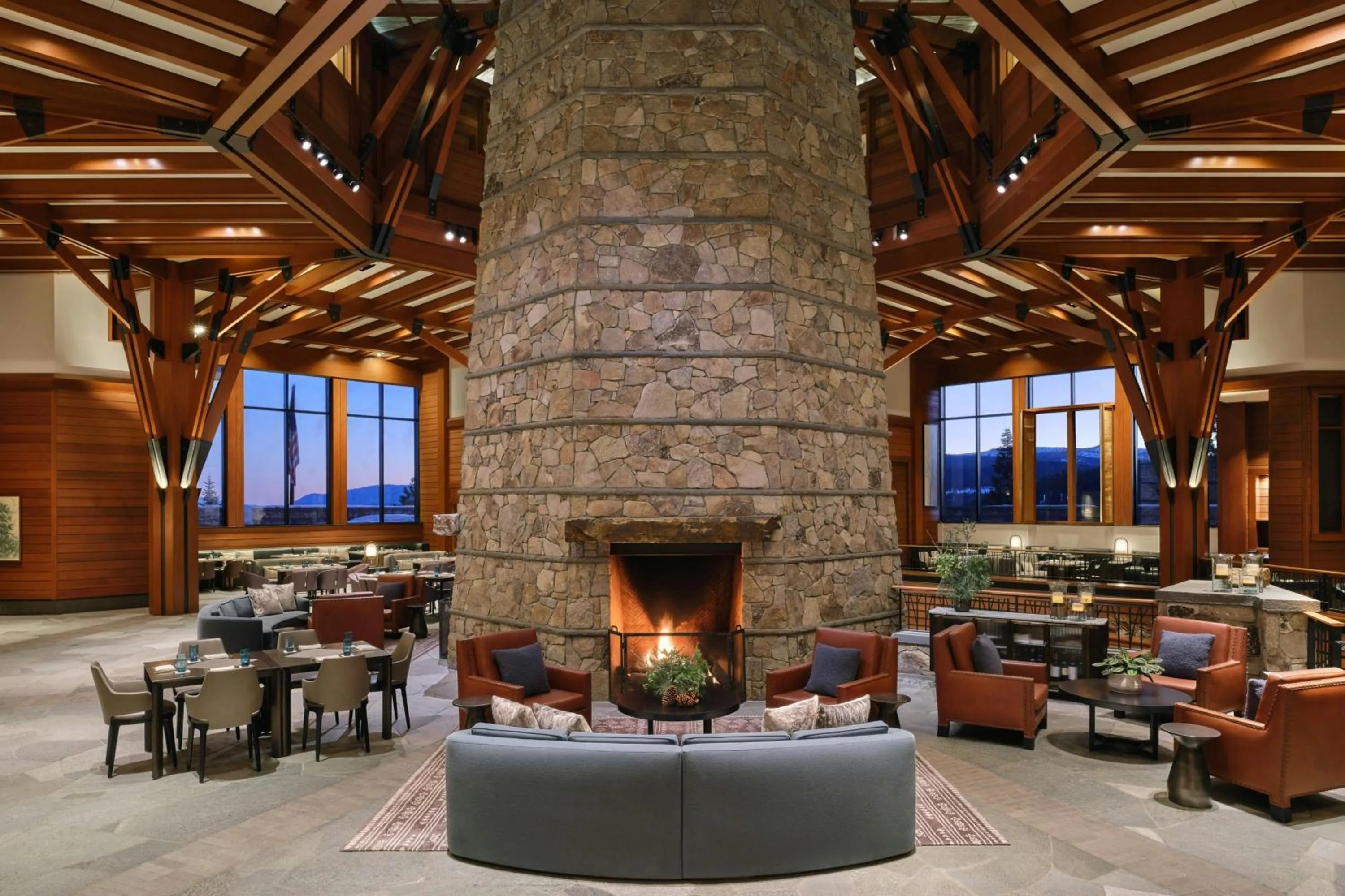 Living room in The Ritz-Carlton, Lake Tahoe