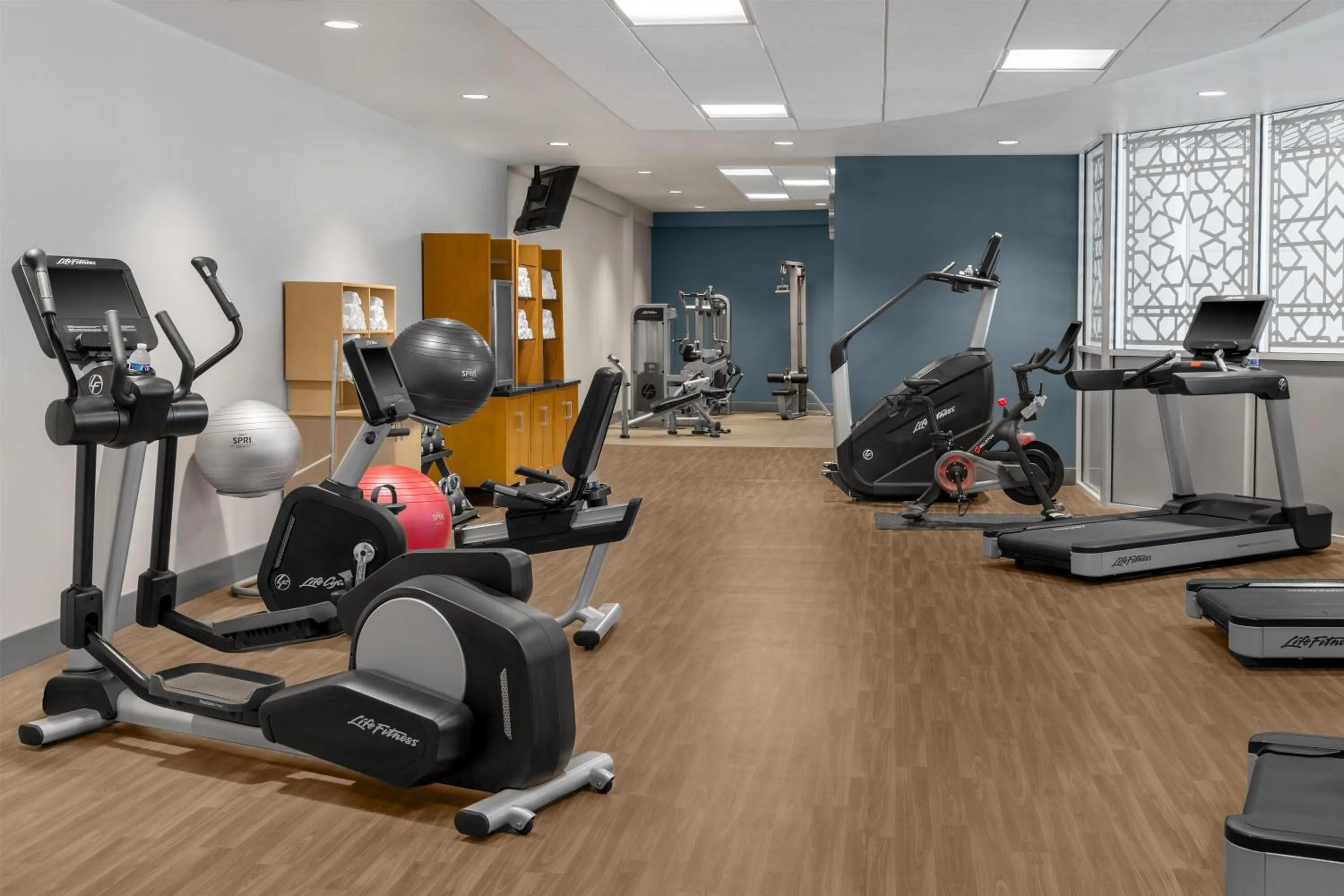 Fitness centre/facilities in DoubleTree by Hilton Hotel South Bend