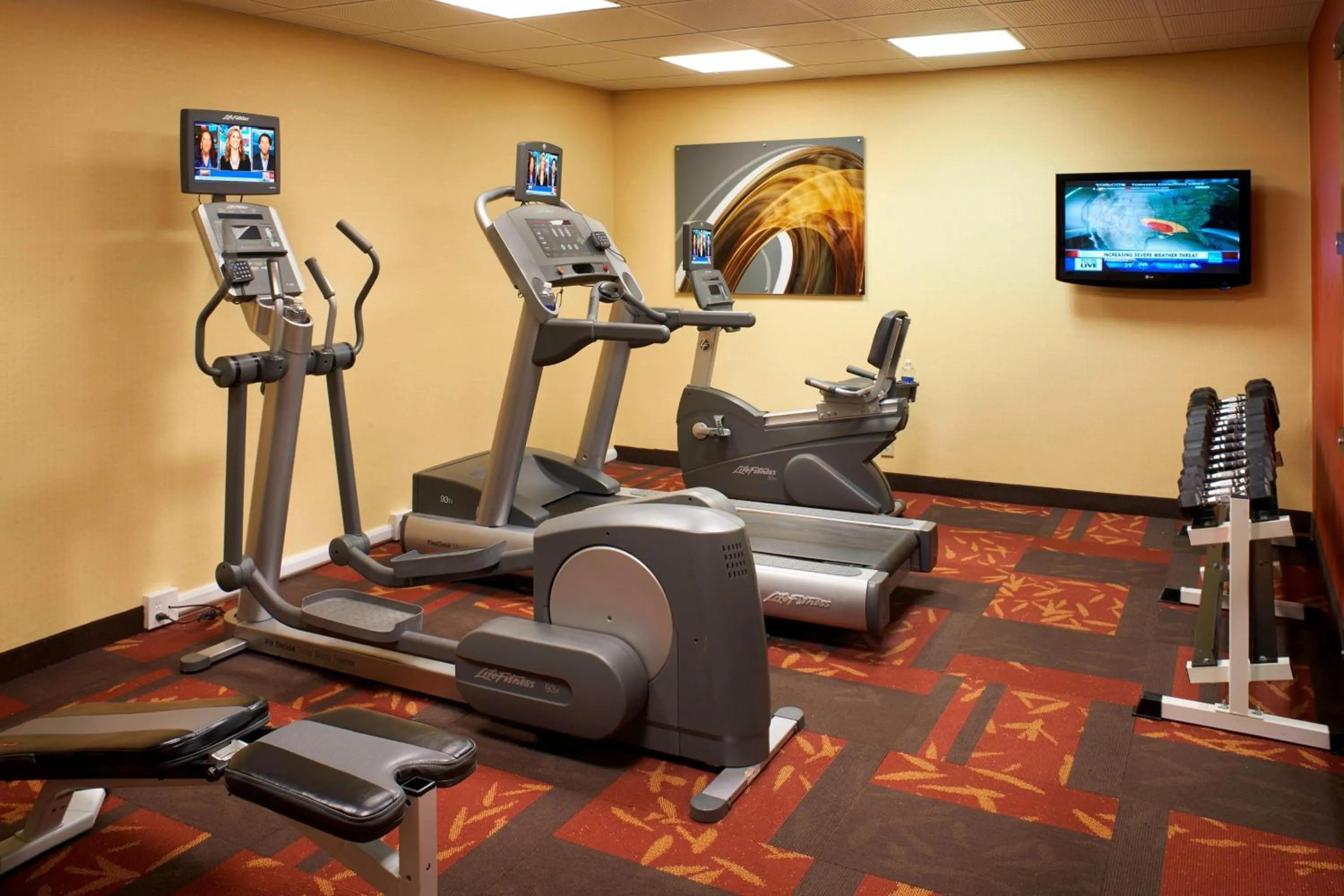Fitness centre/facilities in Courtyard Toledo Airport Holland