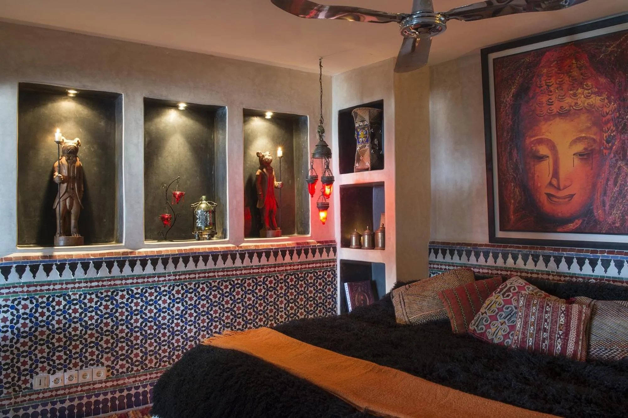 Decorative detail in Munga Guesthouse