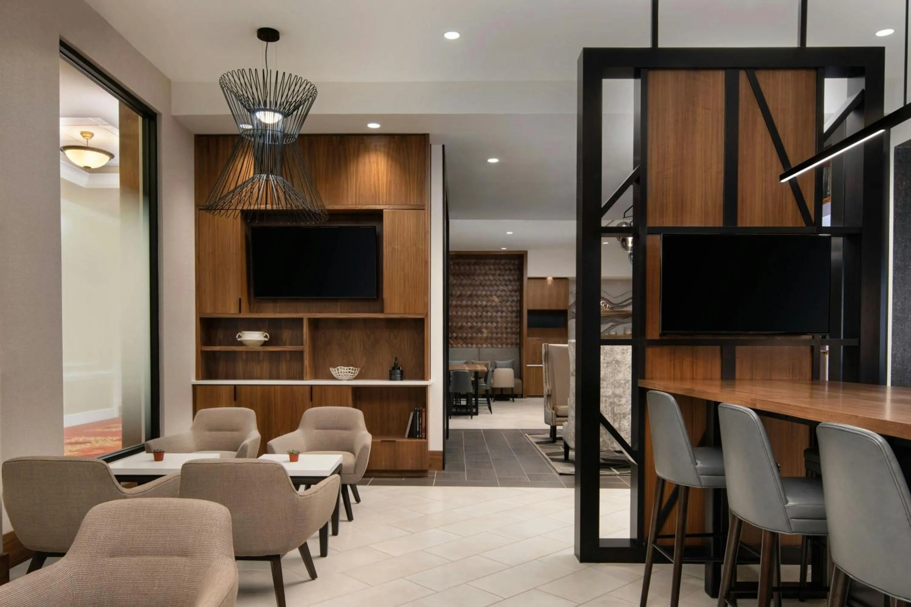 Lounge or bar in Spartanburg Marriott