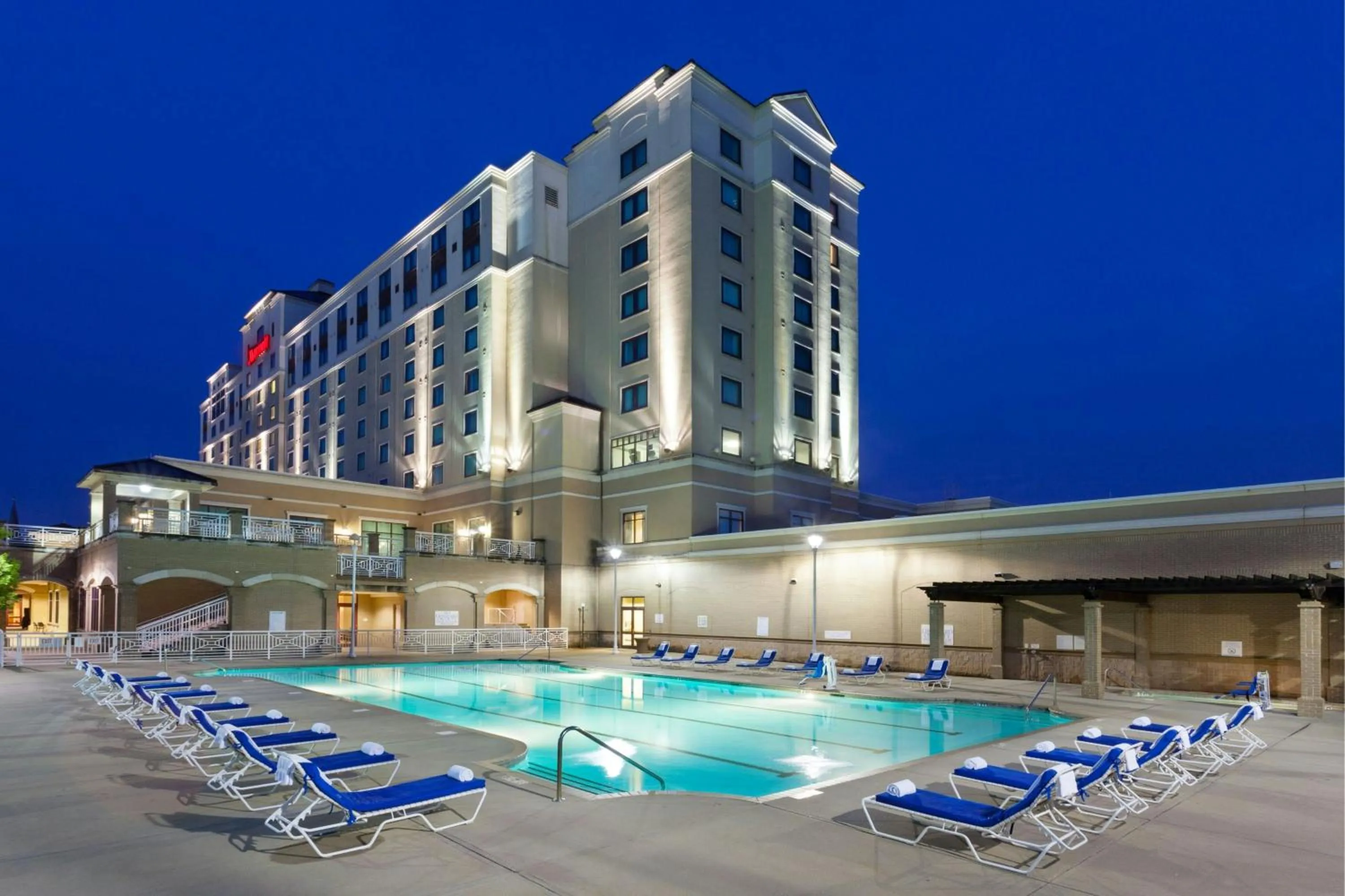 Swimming pool in Spartanburg Marriott
