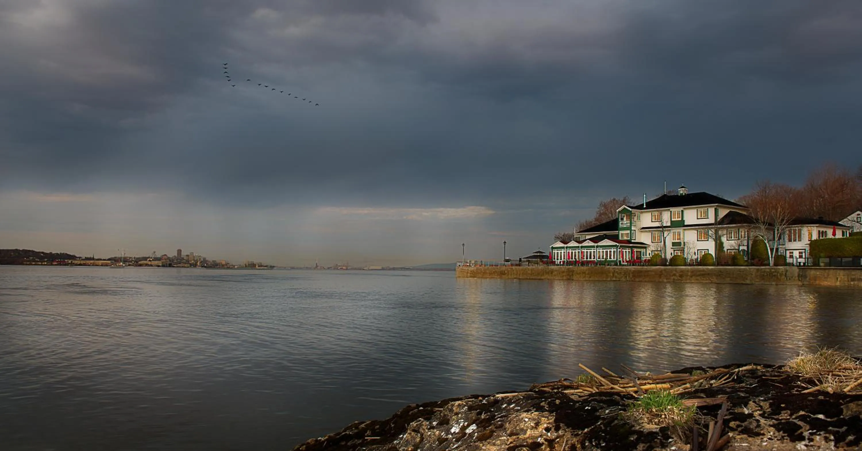 Bird's eye view in Goéliche hotel et appartement