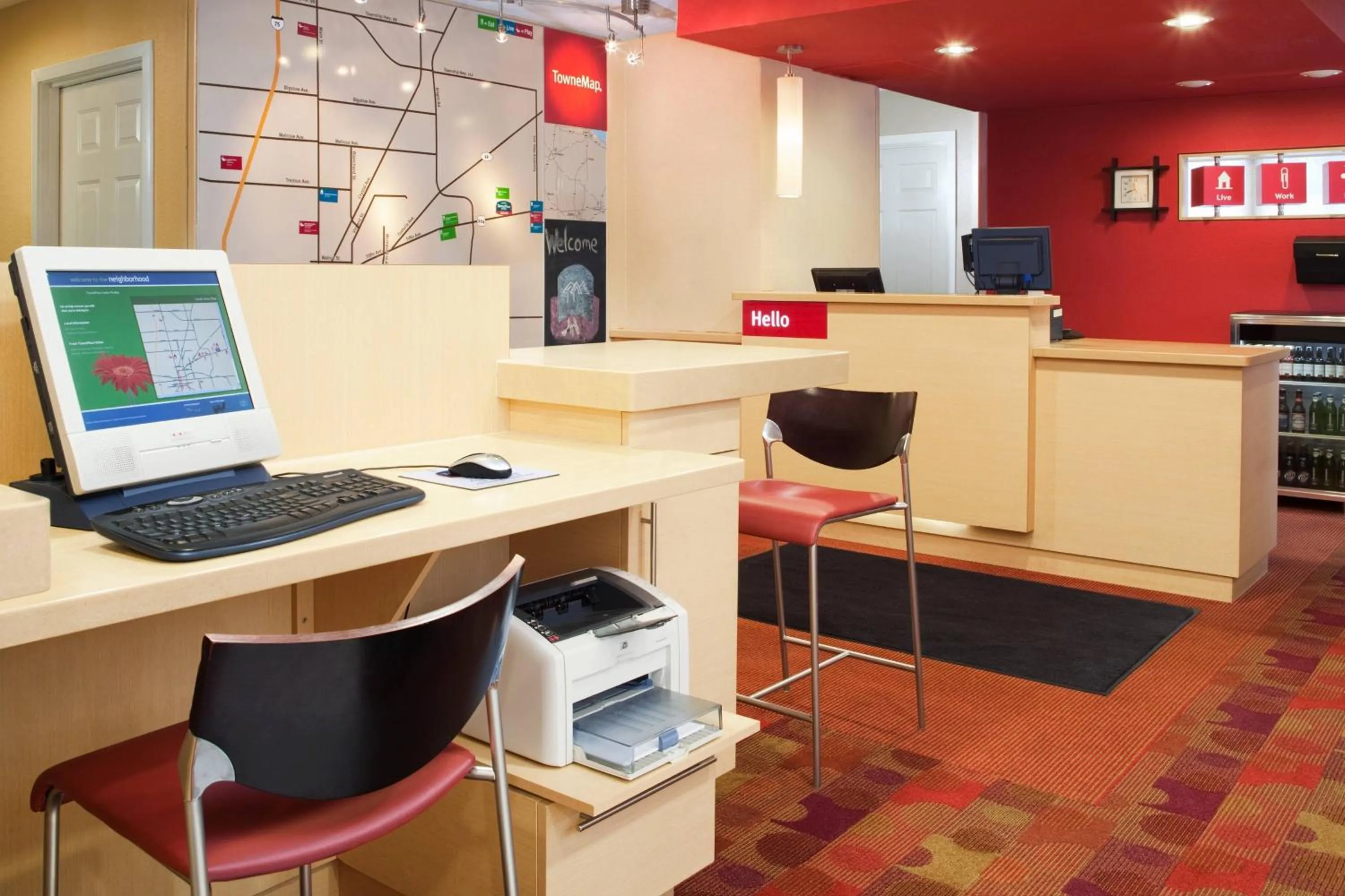 Lobby or reception in TownePlace Suites by Marriott Findlay