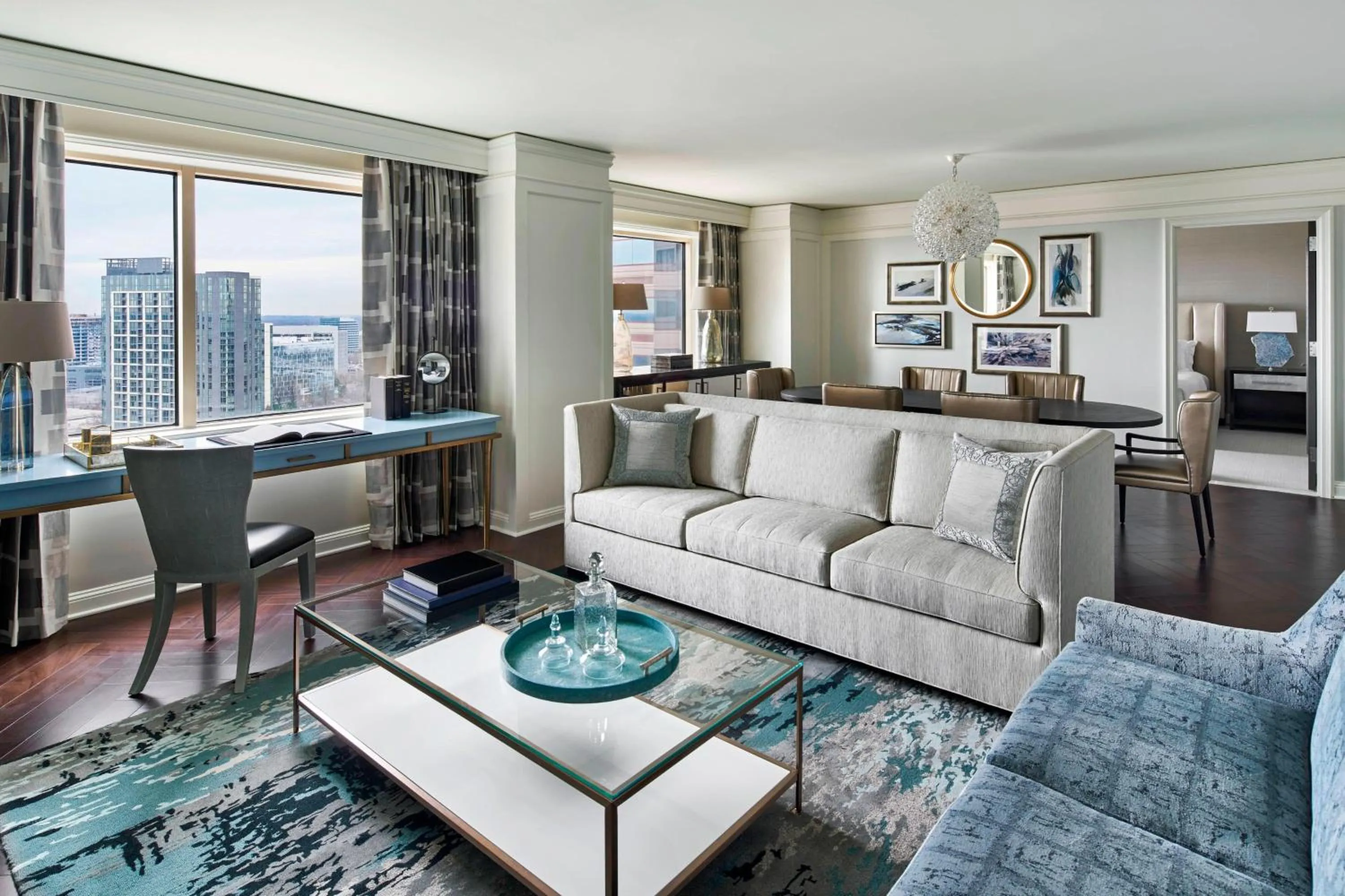 Living room in The Ritz-Carlton, Tysons Corner