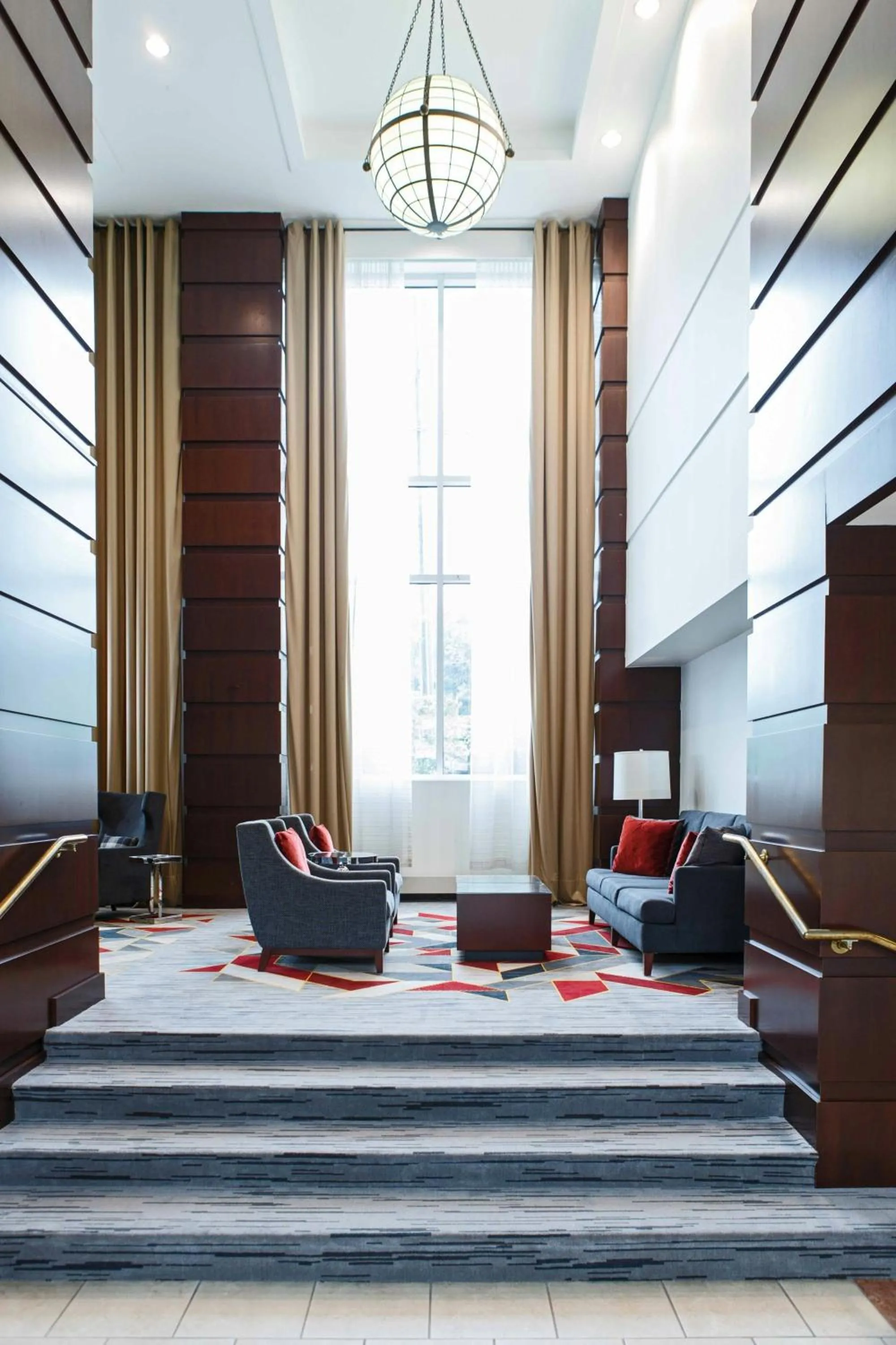 Lobby or reception in College Park Marriott Hotel & Conference Center