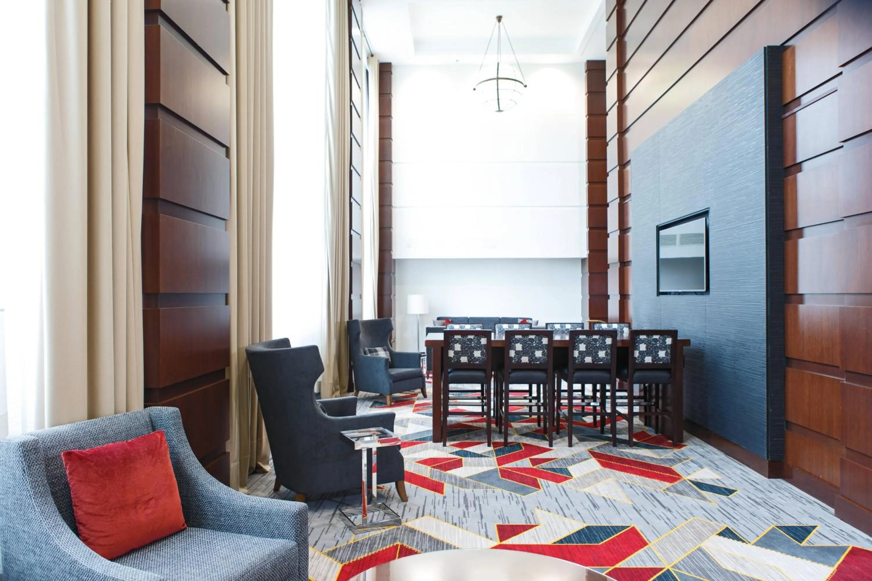 Lobby or reception in College Park Marriott Hotel & Conference Center