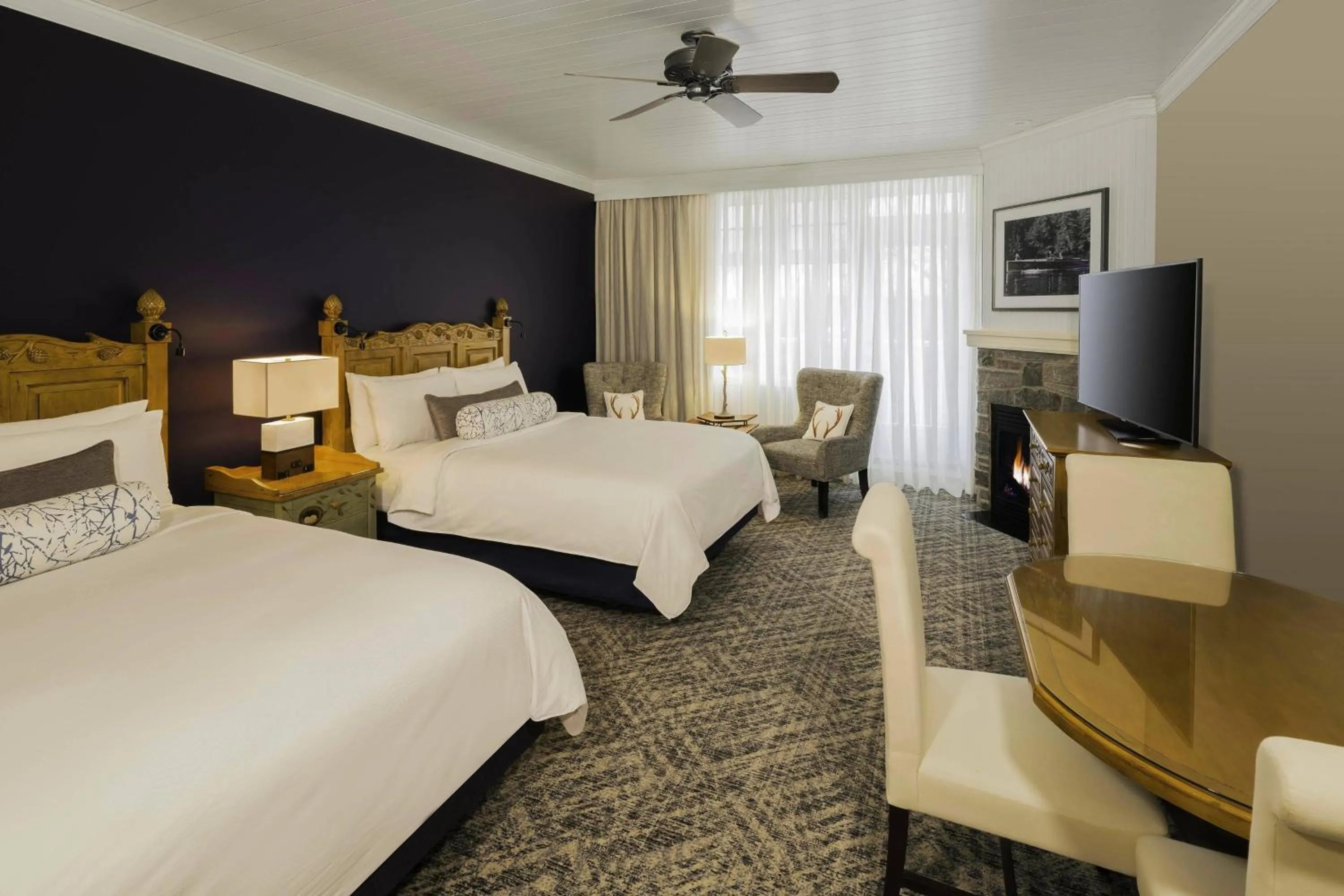 Photo of the whole room, Bed in JW Marriott The Rosseau Muskoka Resort & Spa