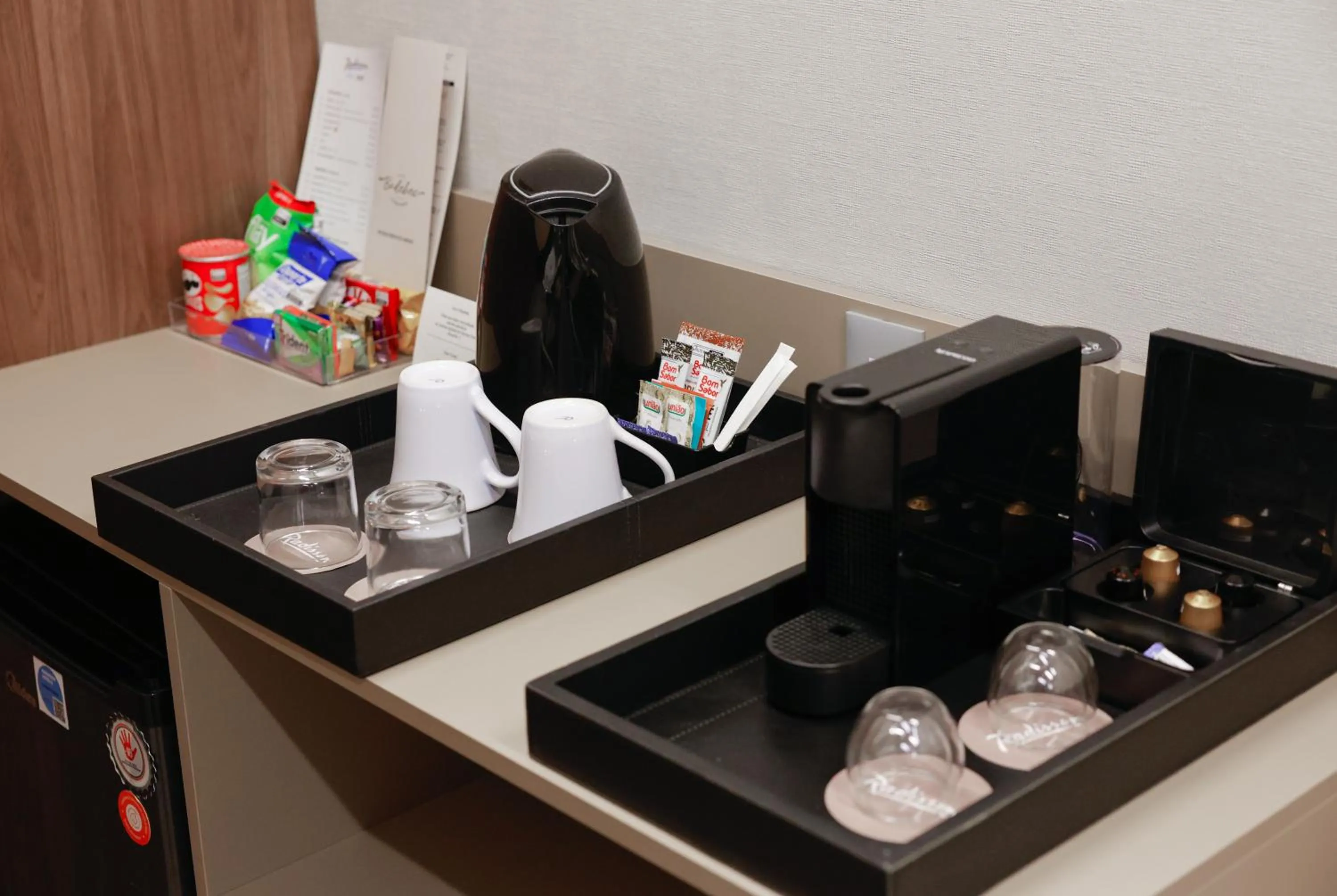 Coffee/tea facilities in Radisson Oscar Freire