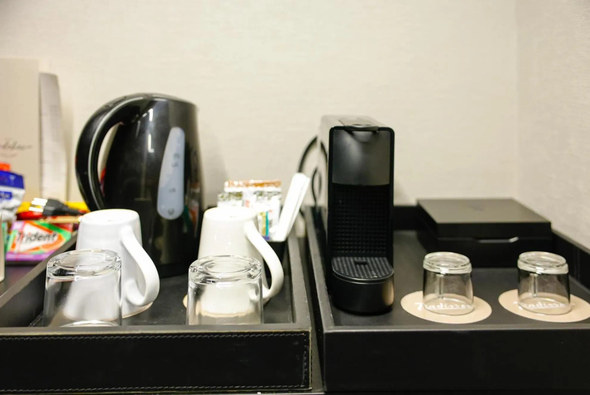 Coffee/tea facilities in Radisson Oscar Freire