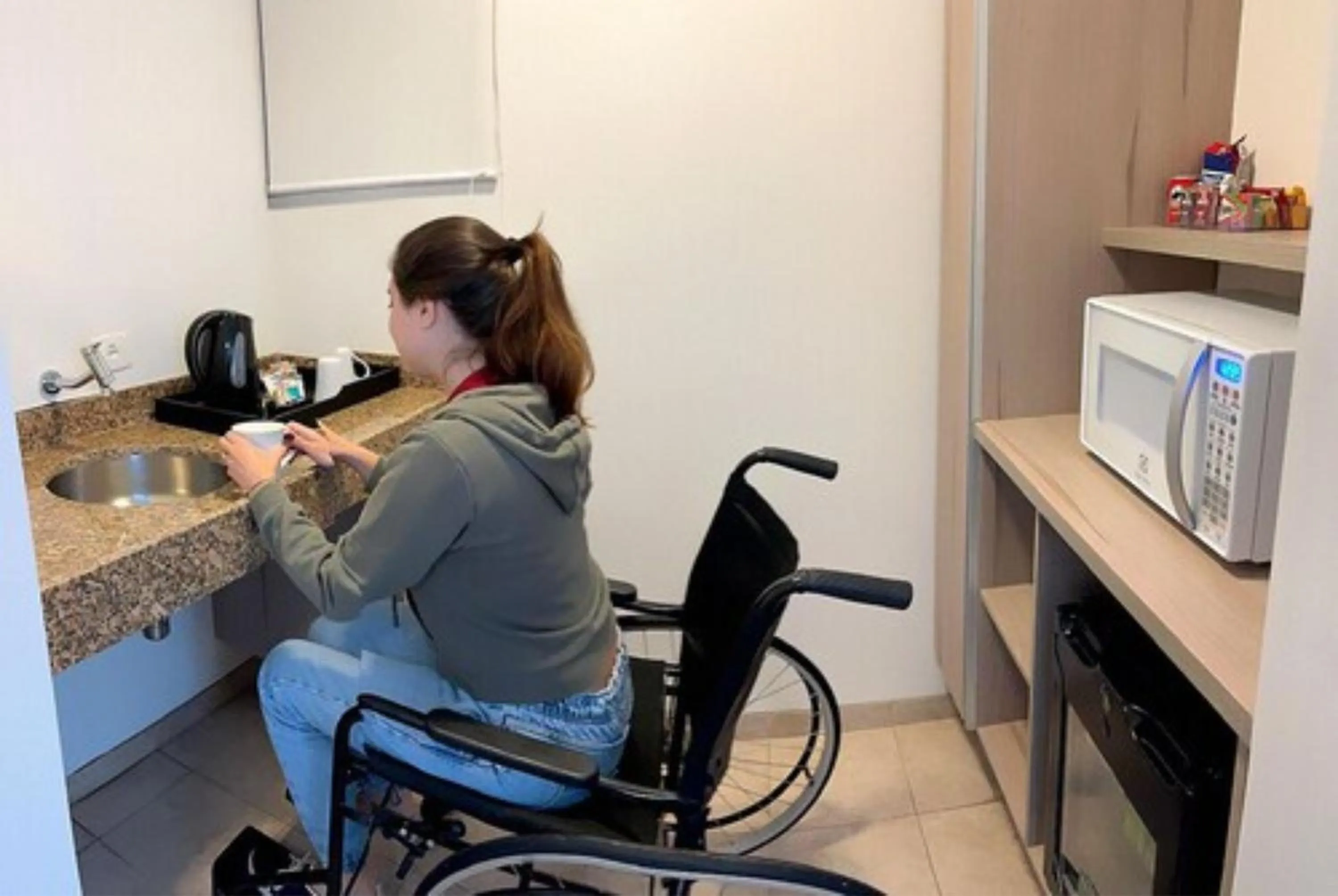 Facility for disabled guests in Radisson Oscar Freire