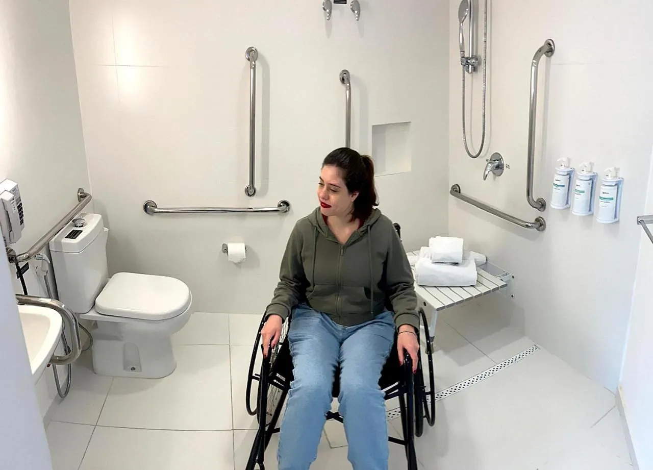 Bathroom in Radisson Oscar Freire