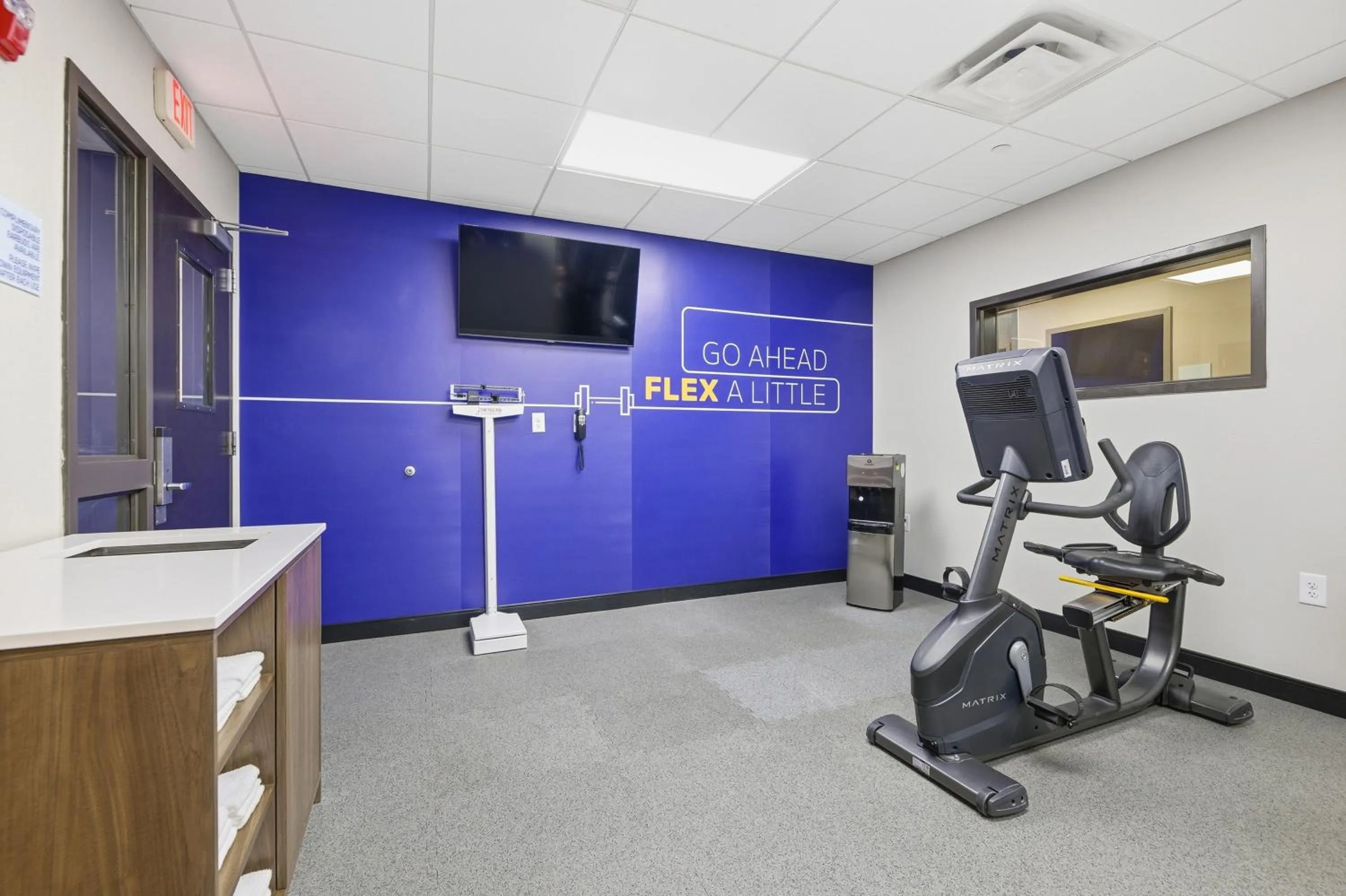 Fitness centre/facilities in Holiday Inn Express & Suites Raleigh West - Lenovo Center by IHG