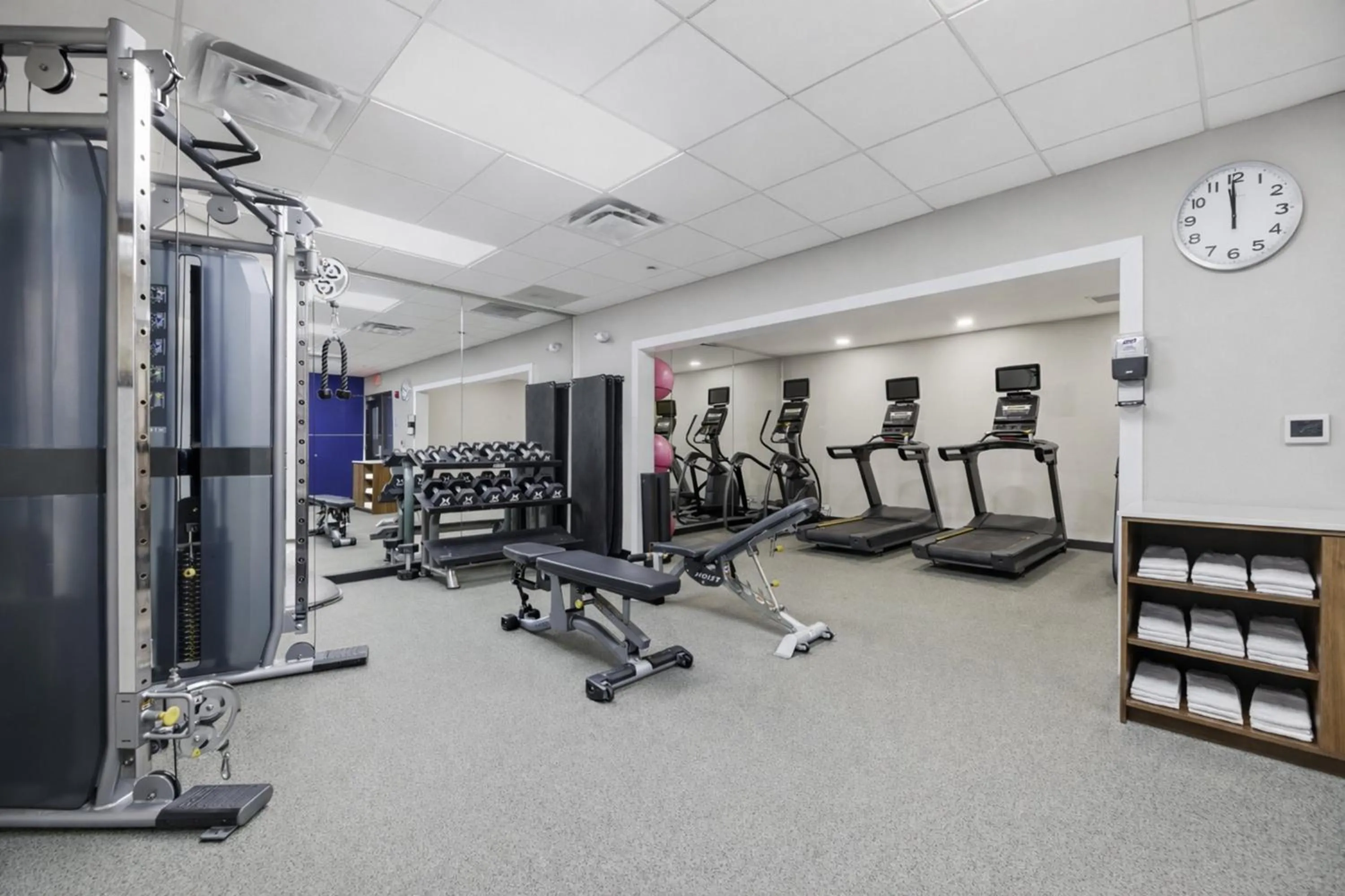Fitness centre/facilities in Holiday Inn Express & Suites Raleigh West - Lenovo Center by IHG