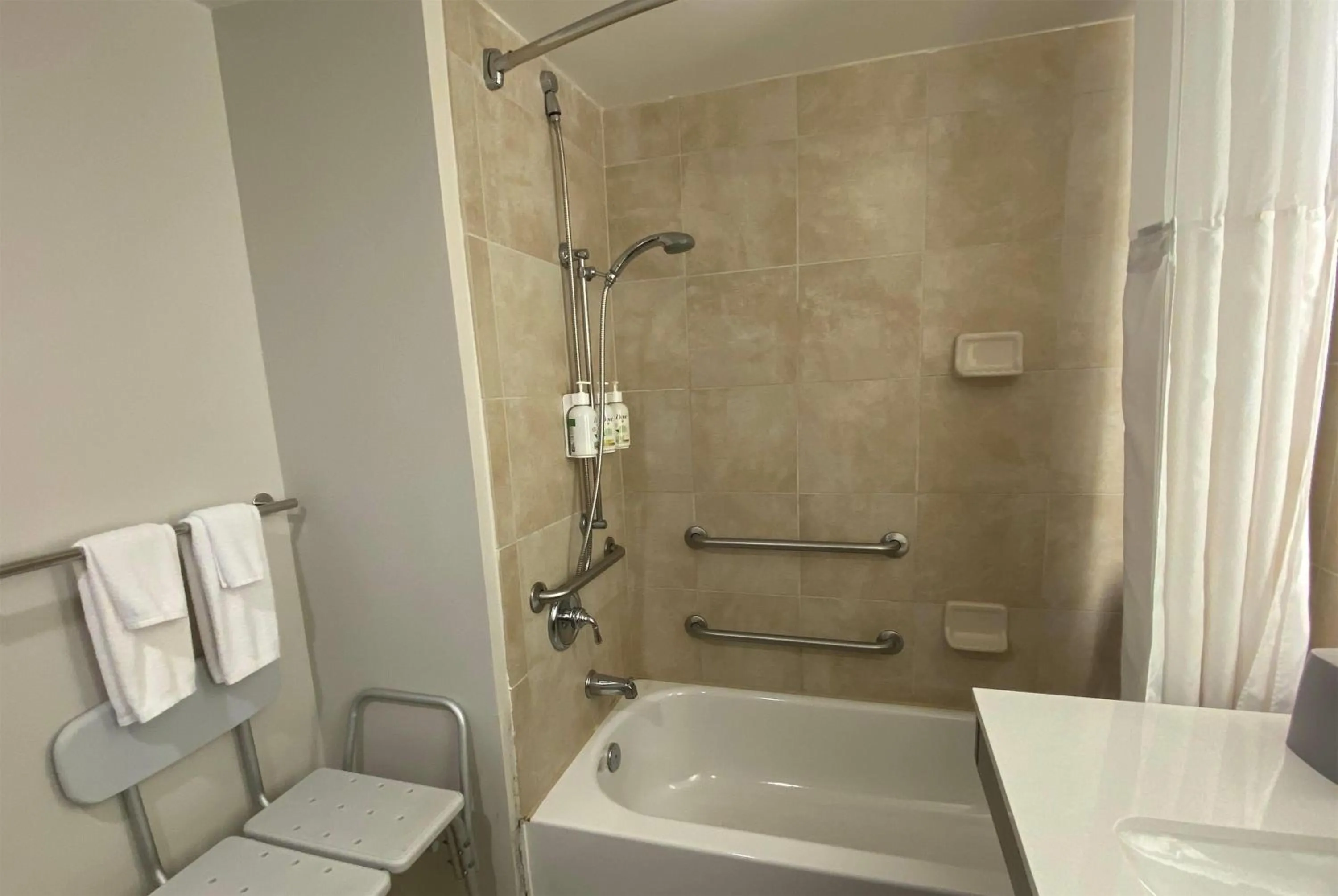 Bathroom in Wingate by Wyndham State Arena Raleigh/Cary Hotel