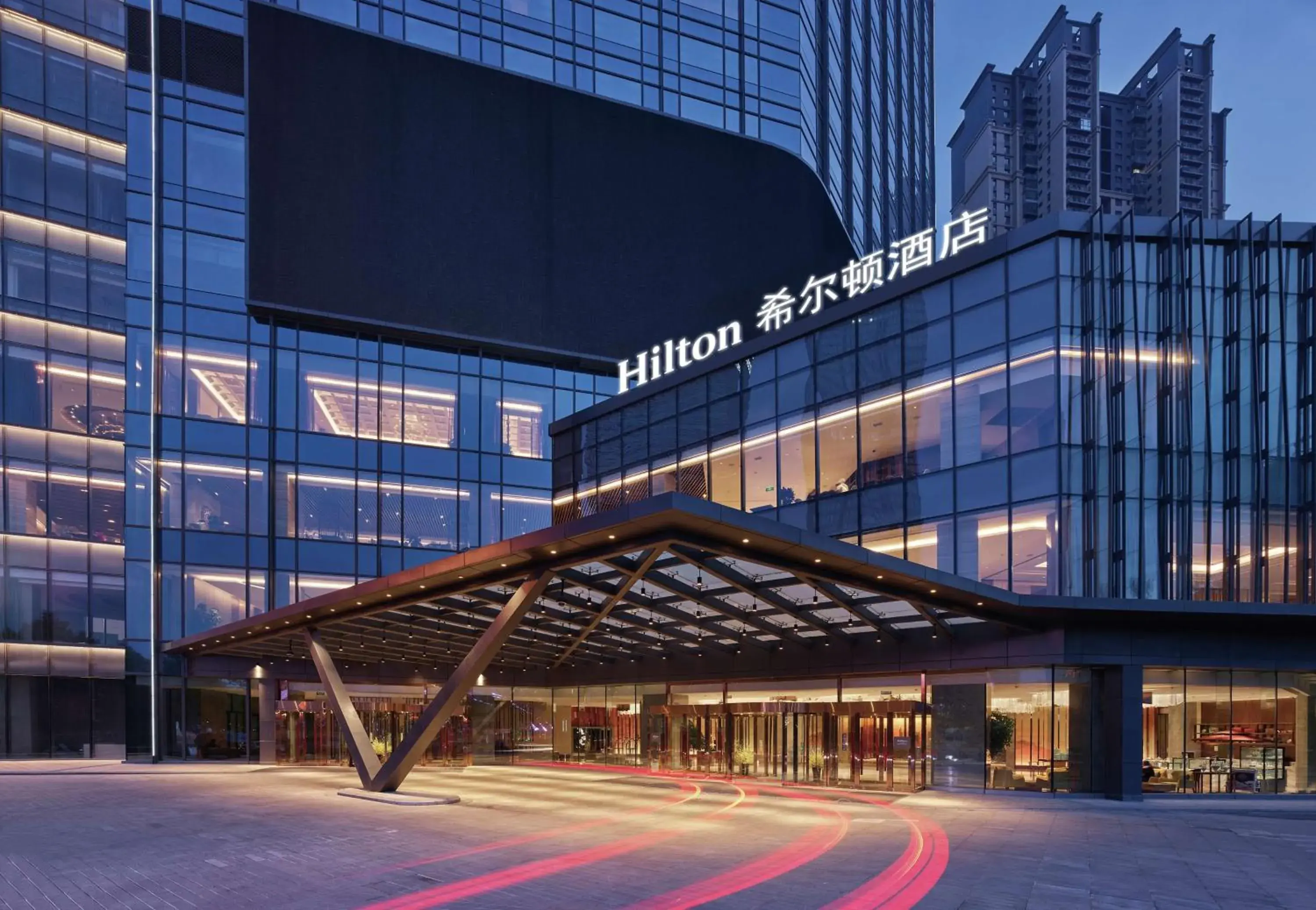 Property building in Hilton Shenyang Property building in Hilton Shenyang