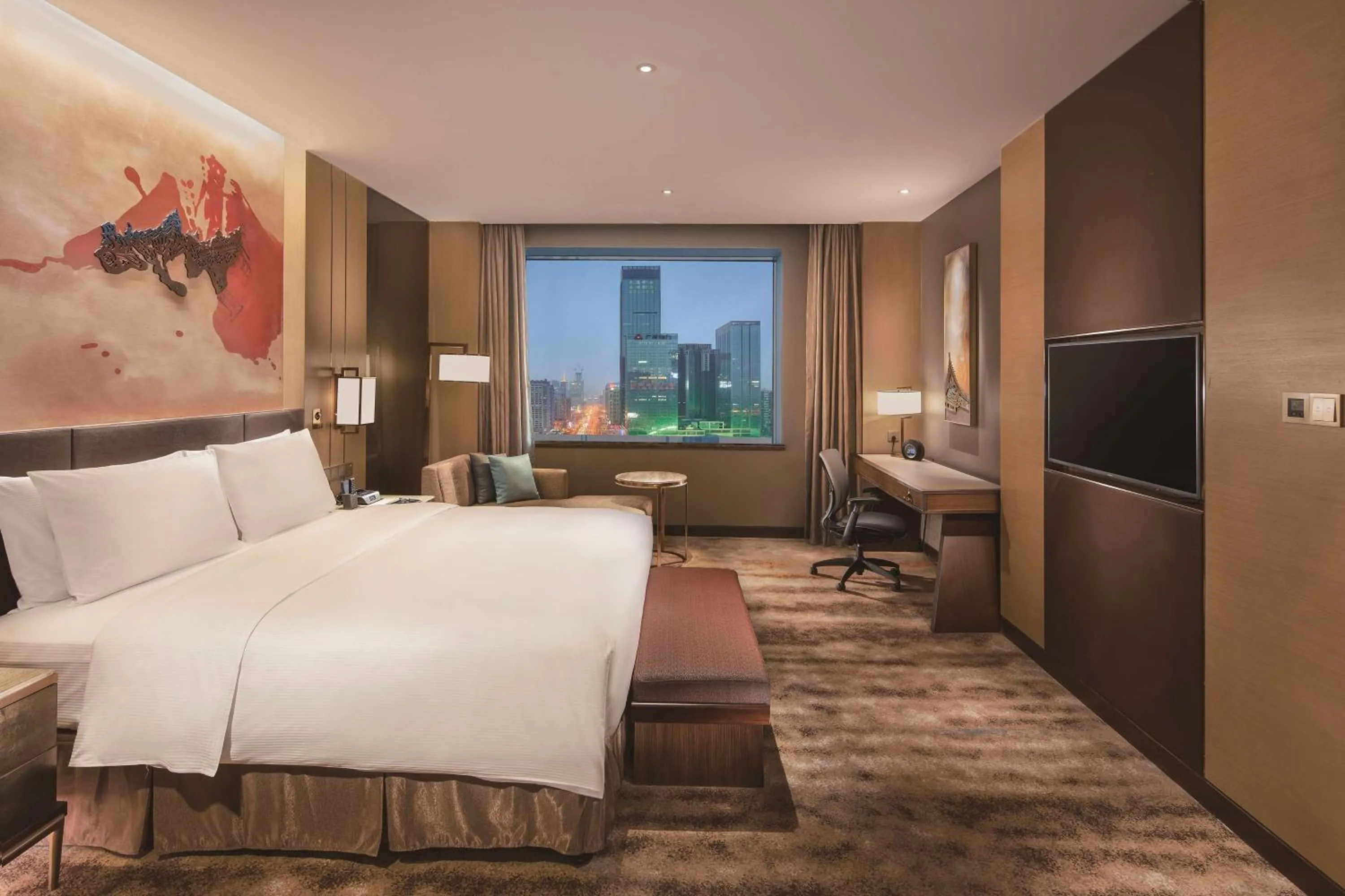 Bedroom, Bed in Hilton Shenyang