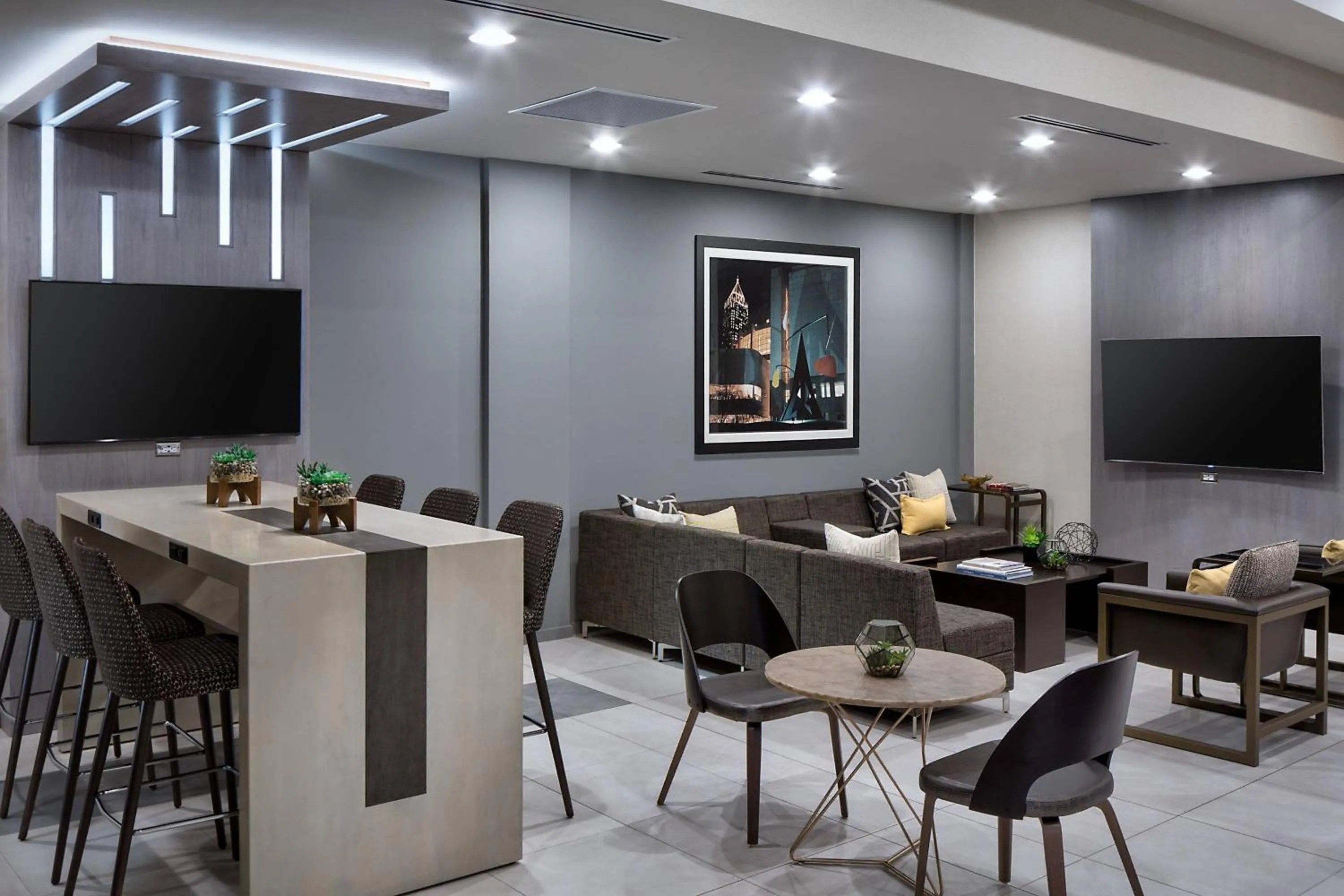 Lounge or bar in Wyndham Atlanta Buckhead Hotel & Conference Center