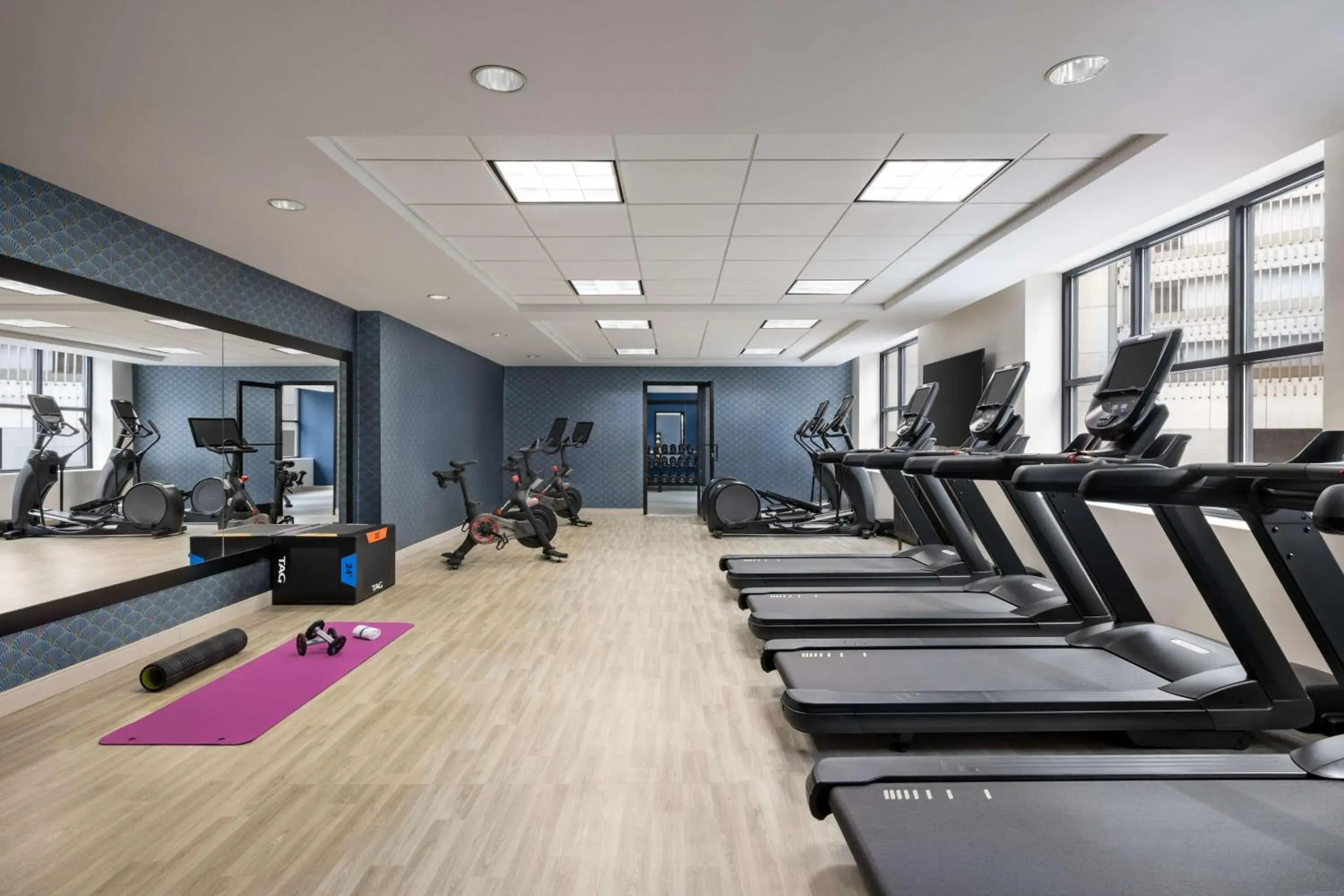 Fitness centre/facilities in The American Hotel Atlanta Downtown-a Doubletree by Hilton Fitness centre/facilities in The American Hotel Atlanta Downtown-a Doubletree by Hilton