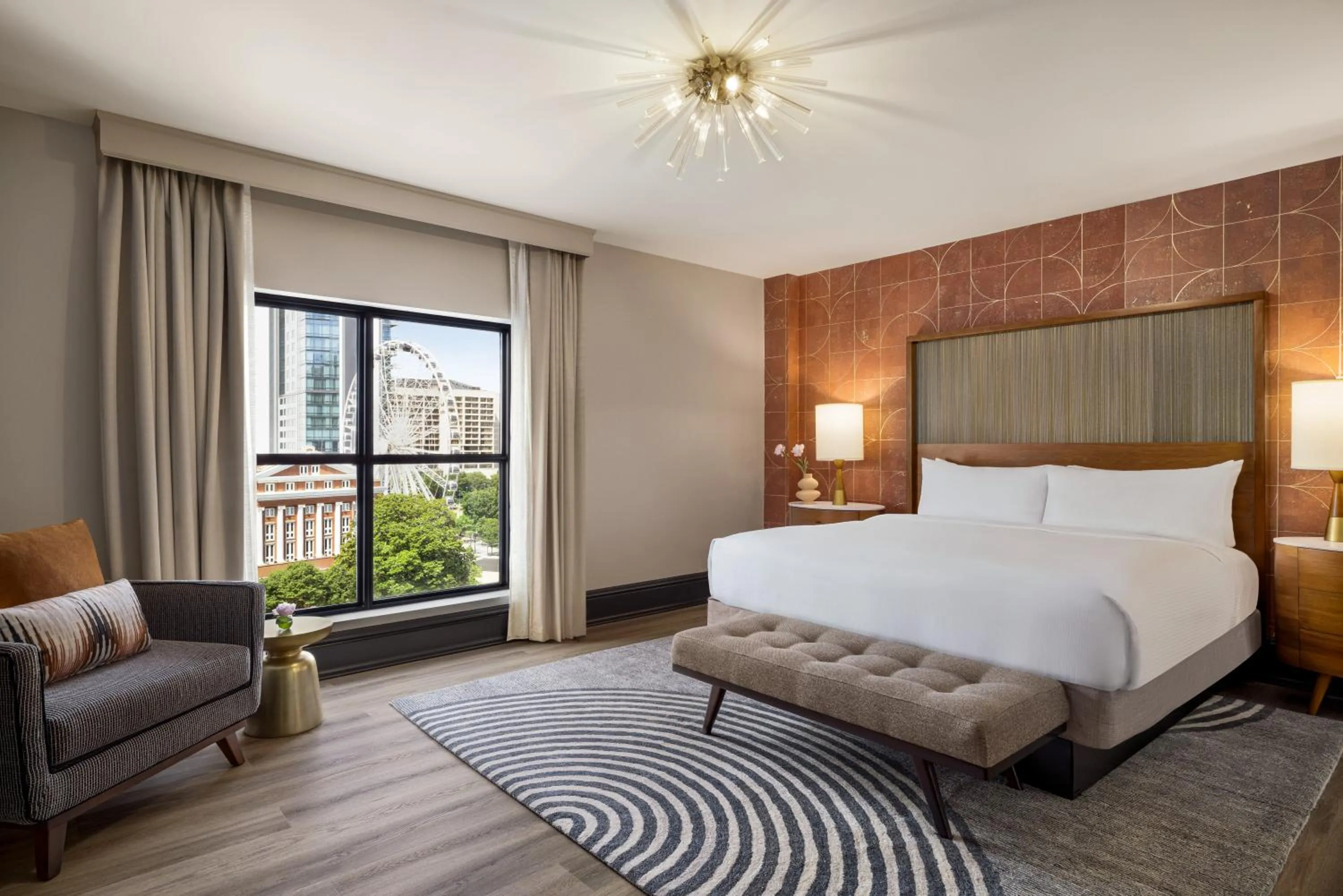 Property building, Bed in The American Hotel Atlanta Downtown-a Doubletree by Hilton