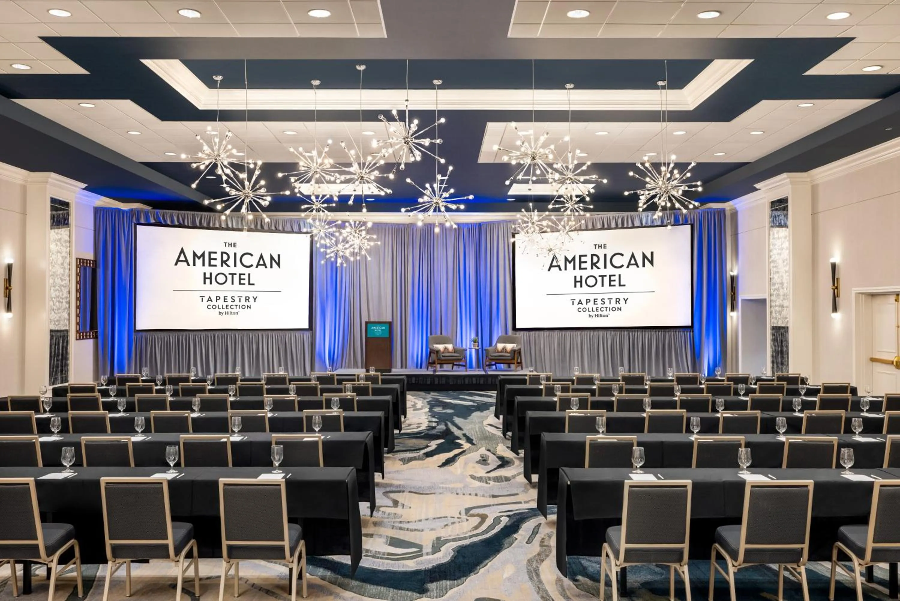 Meeting/conference room in The American Hotel Atlanta Downtown-a Doubletree by Hilton