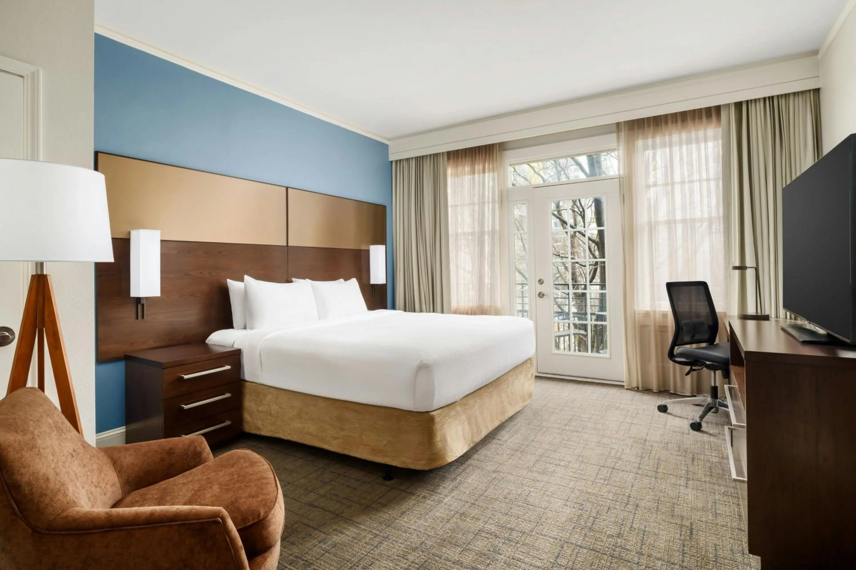 Bedroom, Bed in Residence Inn by Marriott Atlanta Midtown/Georgia Tech