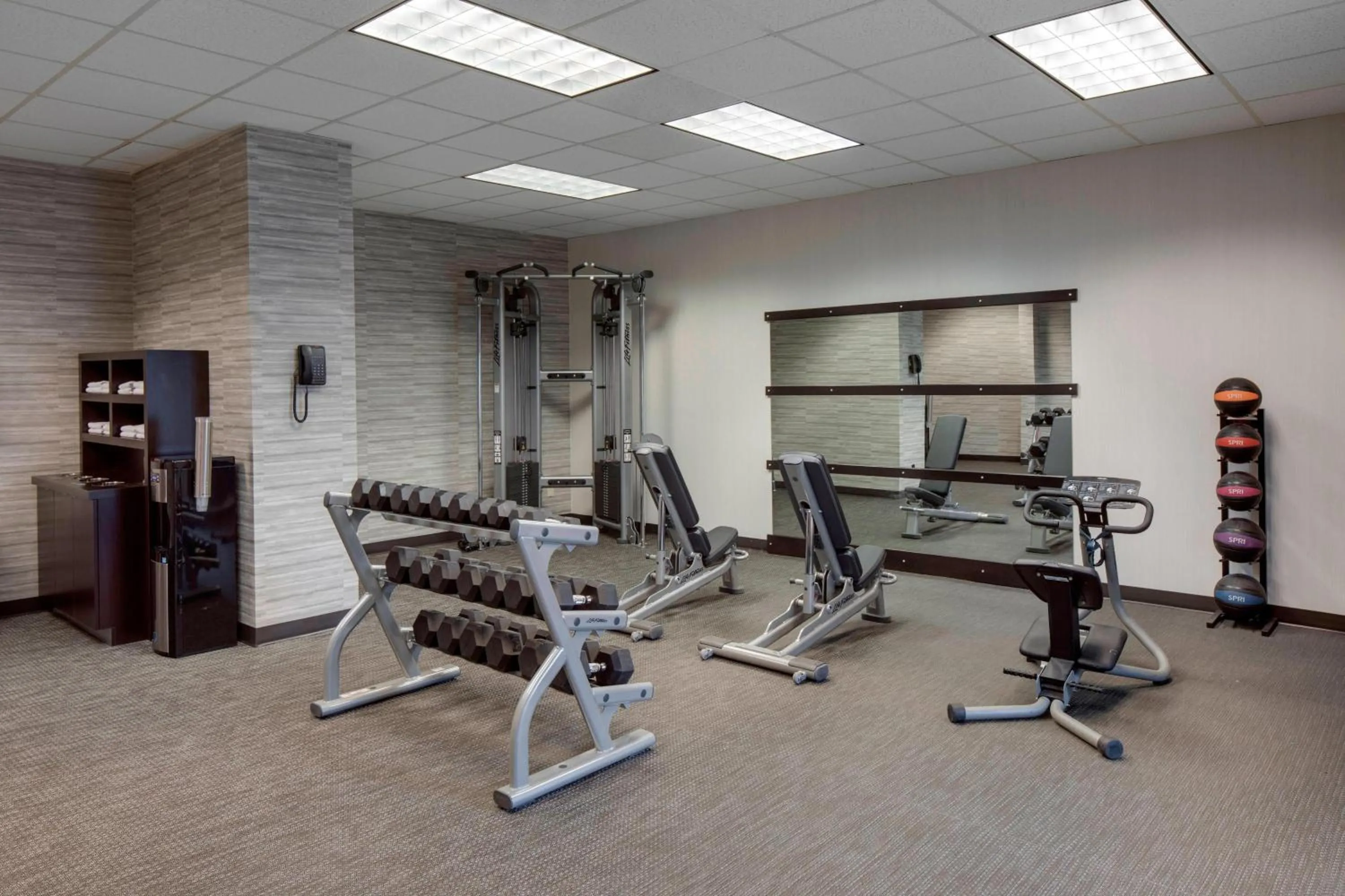 Fitness centre/facilities in Courtyard by Marriott Boston Logan Airport