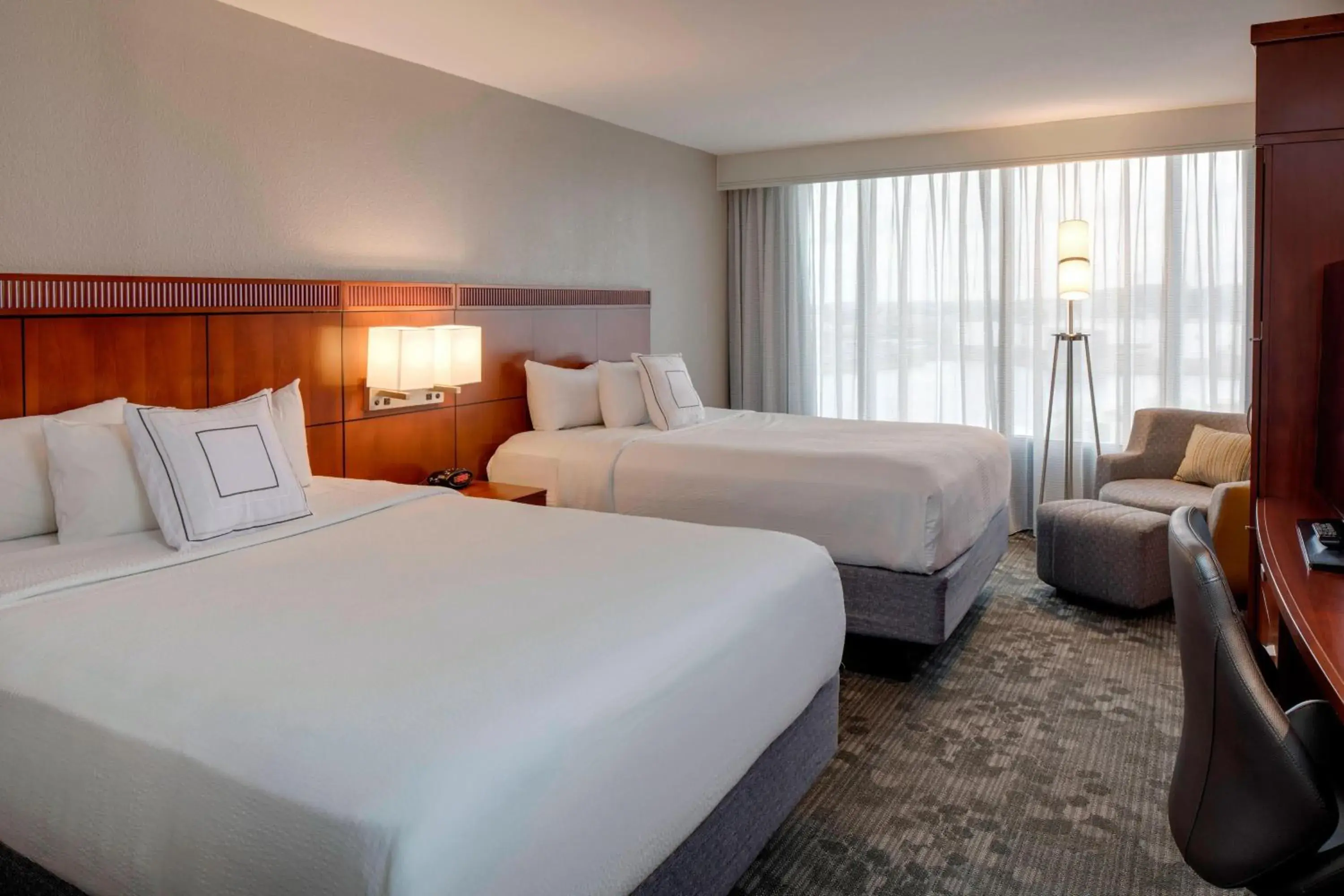 Queen Room with Two Queen Beds in Courtyard by Marriott Boston Logan Airport Queen Room with Two Queen Beds in Courtyard by Marriott Boston Logan Airport