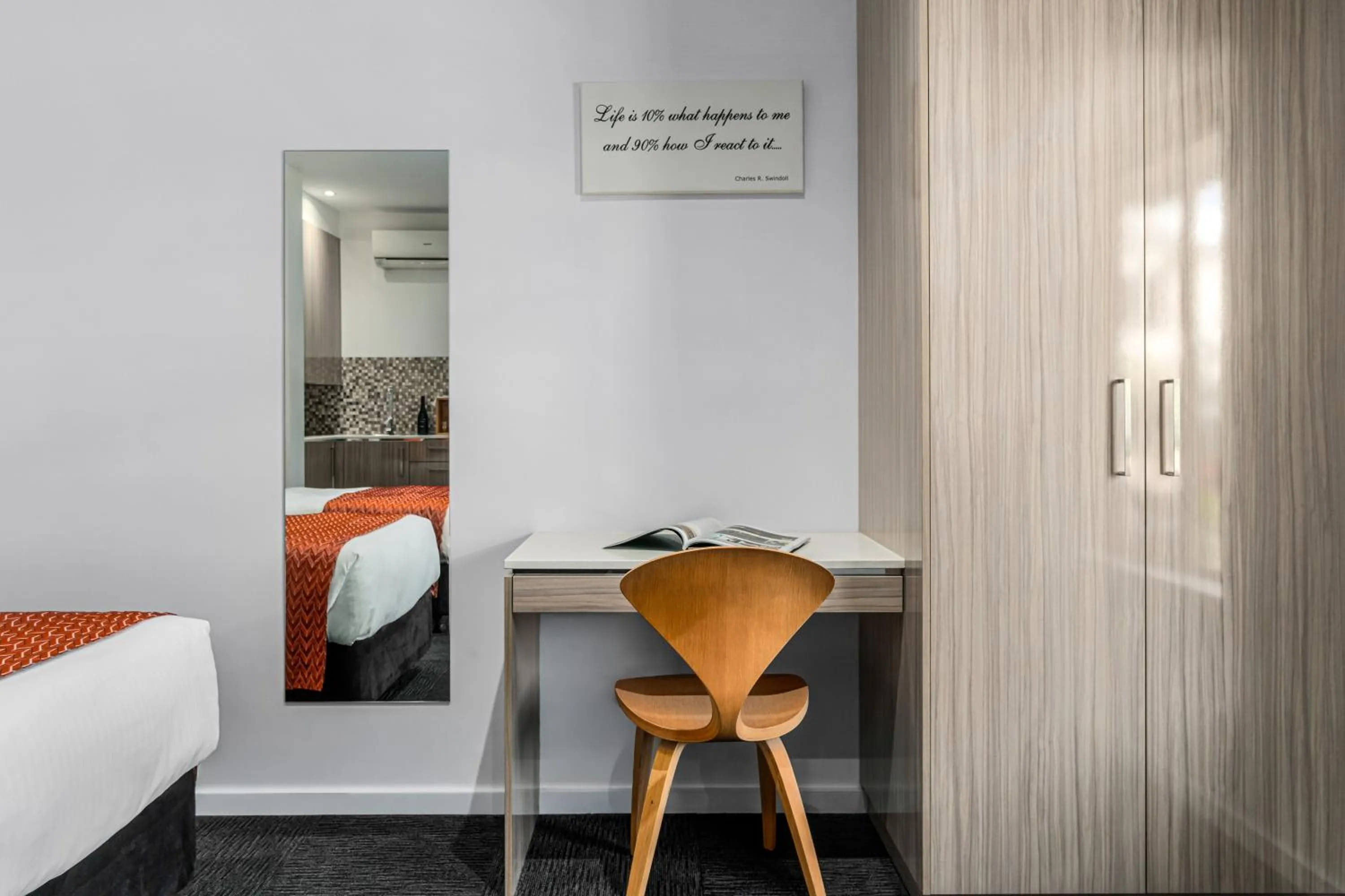 wardrobe, Bed in North Adelaide Boutique Stays Accommodation