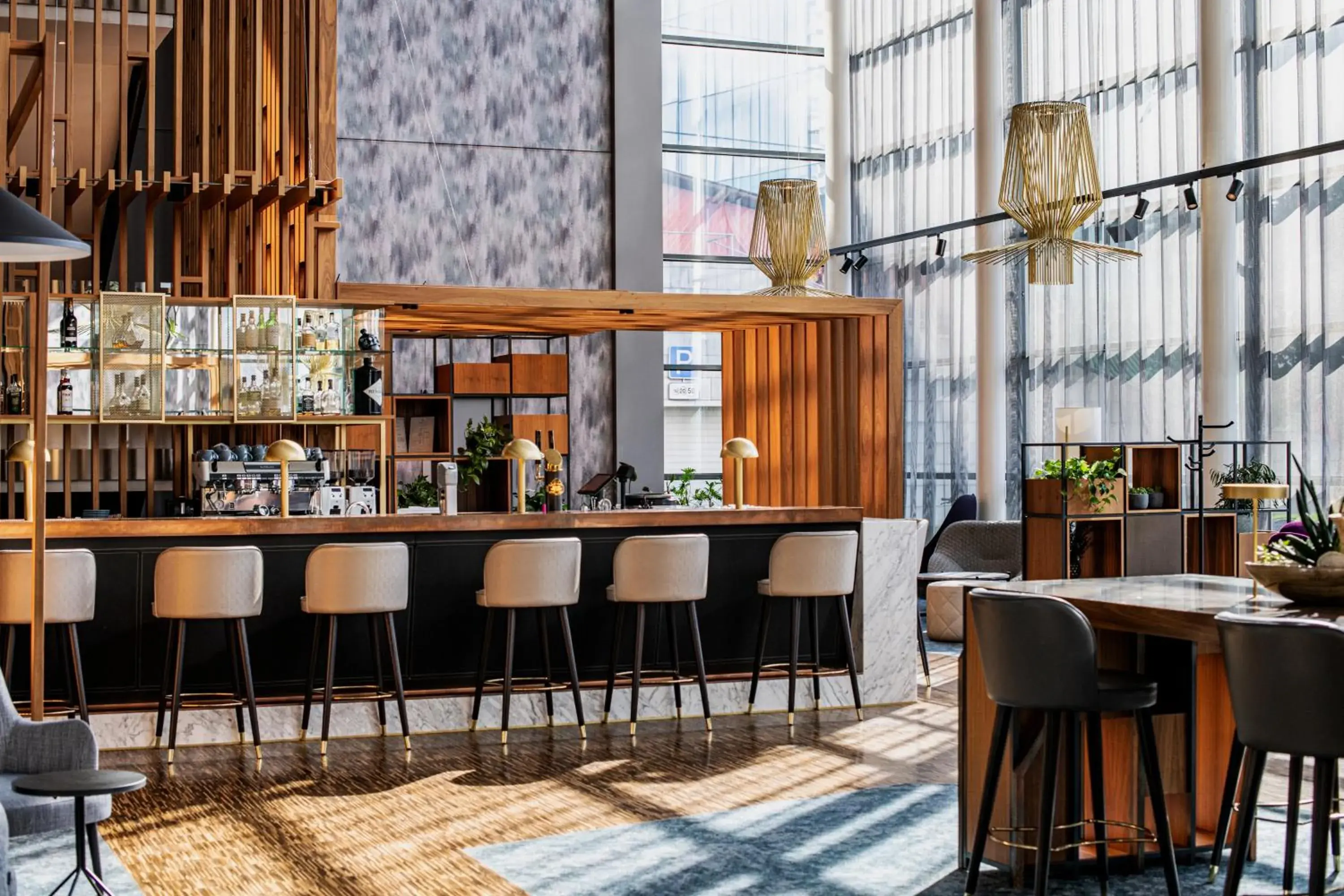 Lounge or bar in Radisson Blu Hotel Lietuva Lounge or bar in Radisson Blu Hotel Lietuva