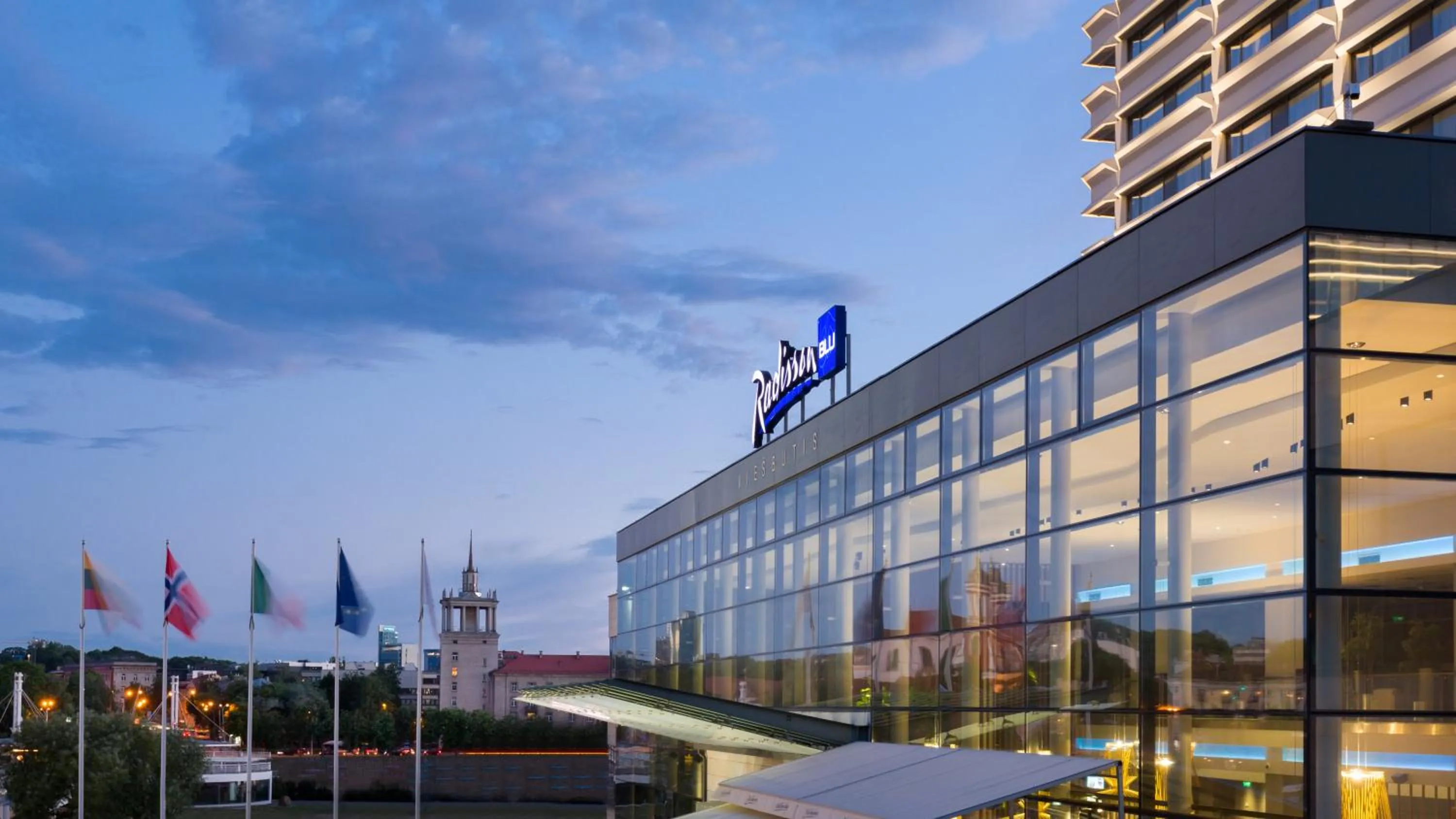 Property building in Radisson Blu Hotel Lietuva