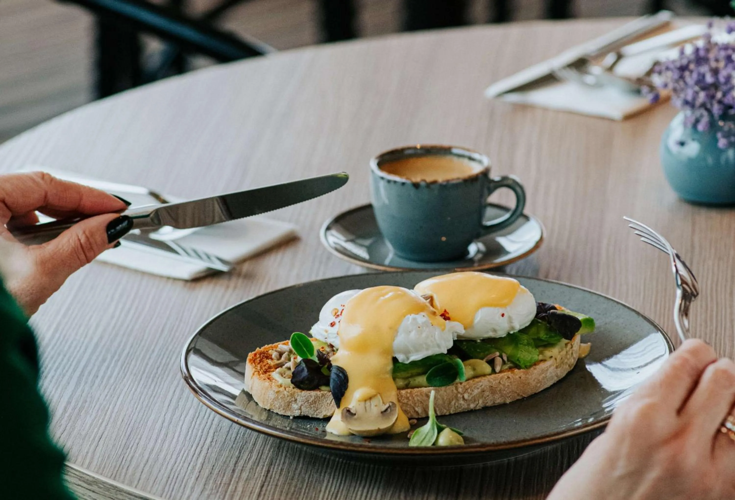 Breakfast in Radisson Blu Hotel Lietuva