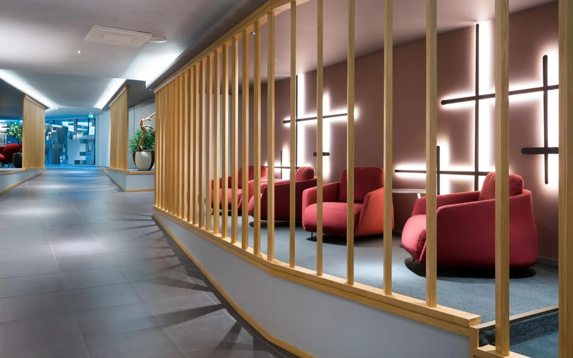 Lobby or reception in Radisson Blu Hotel Lietuva Lobby or reception in Radisson Blu Hotel Lietuva