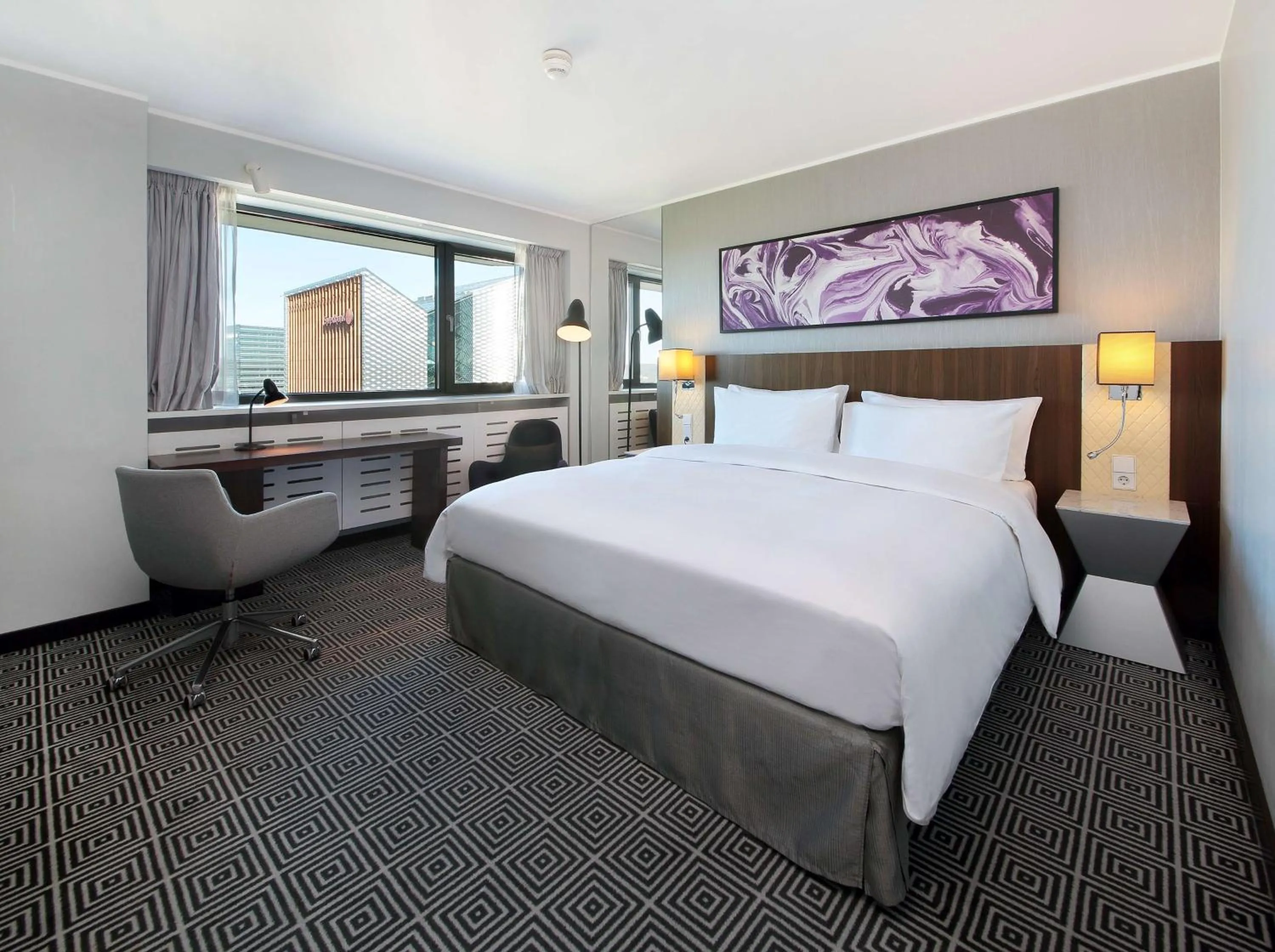 Bedroom, Bed in Radisson Blu Hotel Lietuva