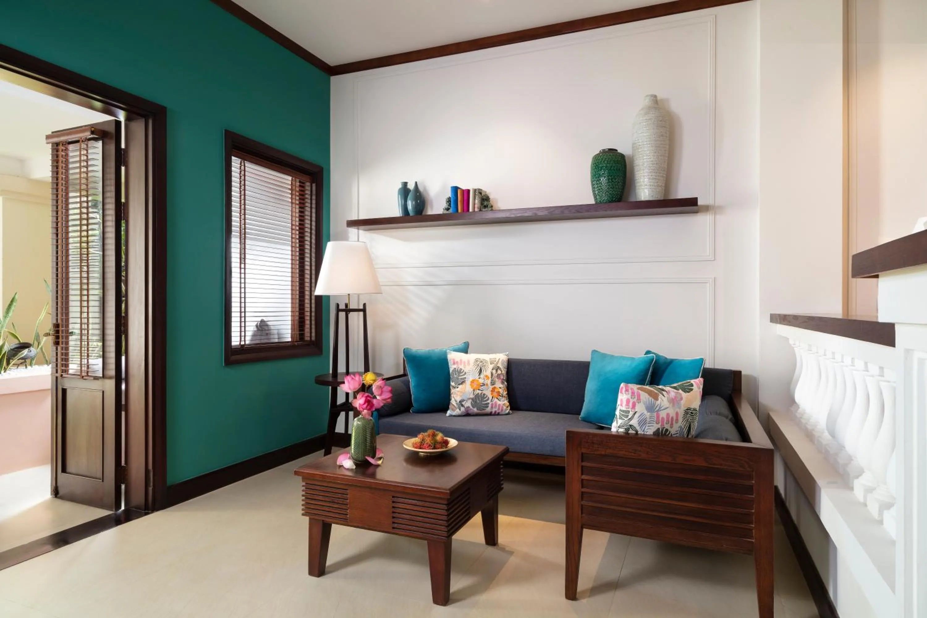 Living room, Bed in Anantara Hoi An Resort