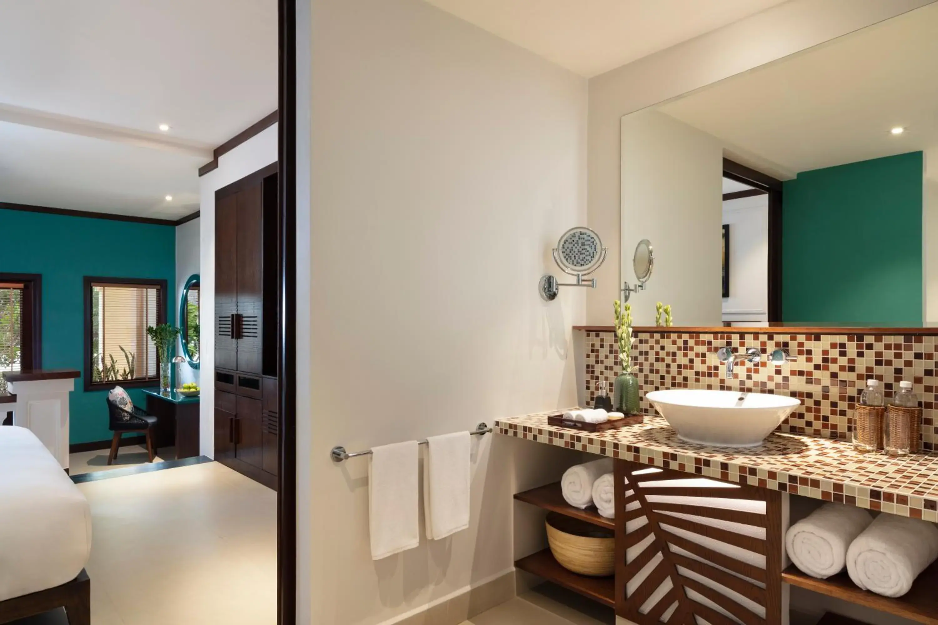 Bathroom, Bed in Anantara Hoi An Resort Bathroom, Bed in Anantara Hoi An Resort