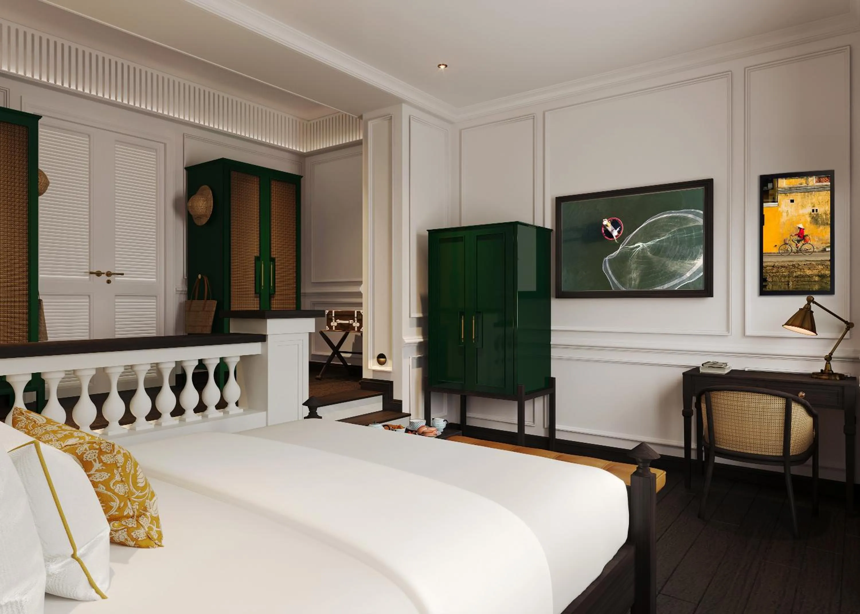 Bed in Anantara Hoi An Resort