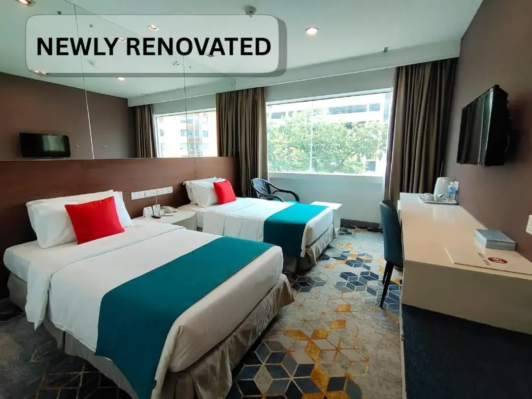 Standard Twin Room in Hotel Capital Kota Kinabalu Standard Twin Room in Hotel Capital Kota Kinabalu