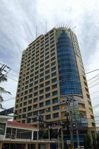 Property building in Golden Peak Hotel & Suites powered by Cocotel
