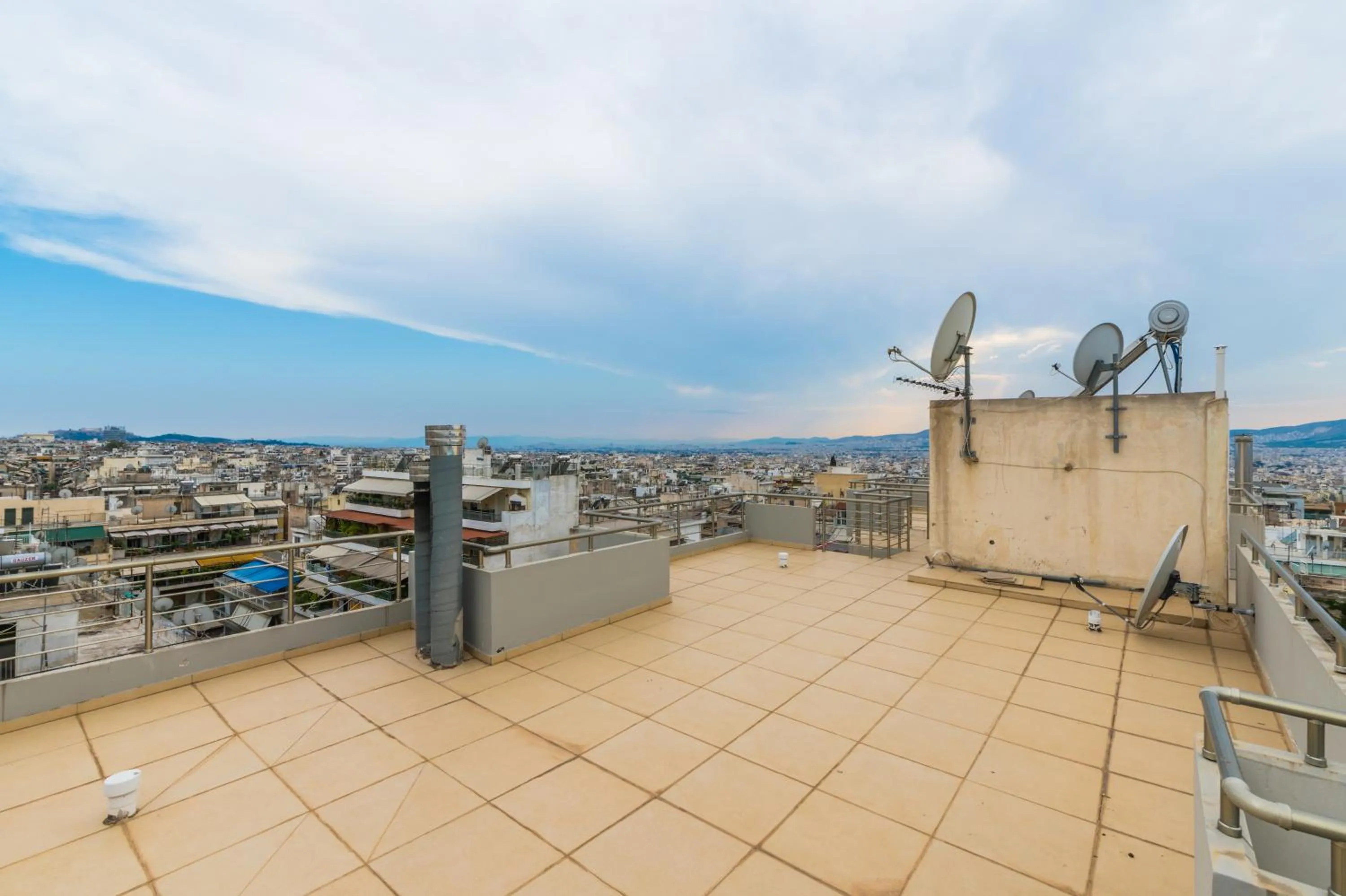 Balcony/Terrace in Patissia Apartment