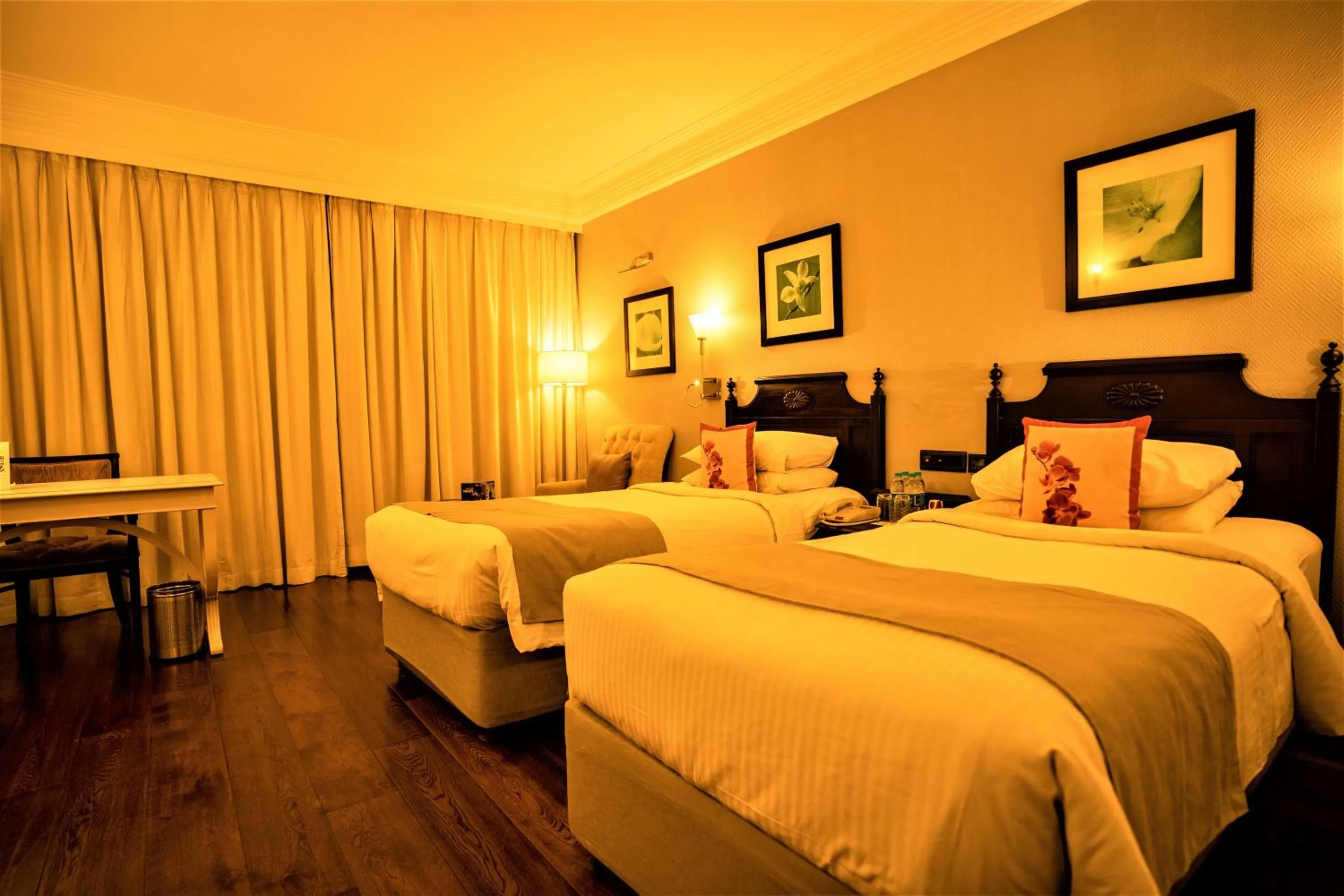 Bed in Hotel Royal Orchid Bangalore