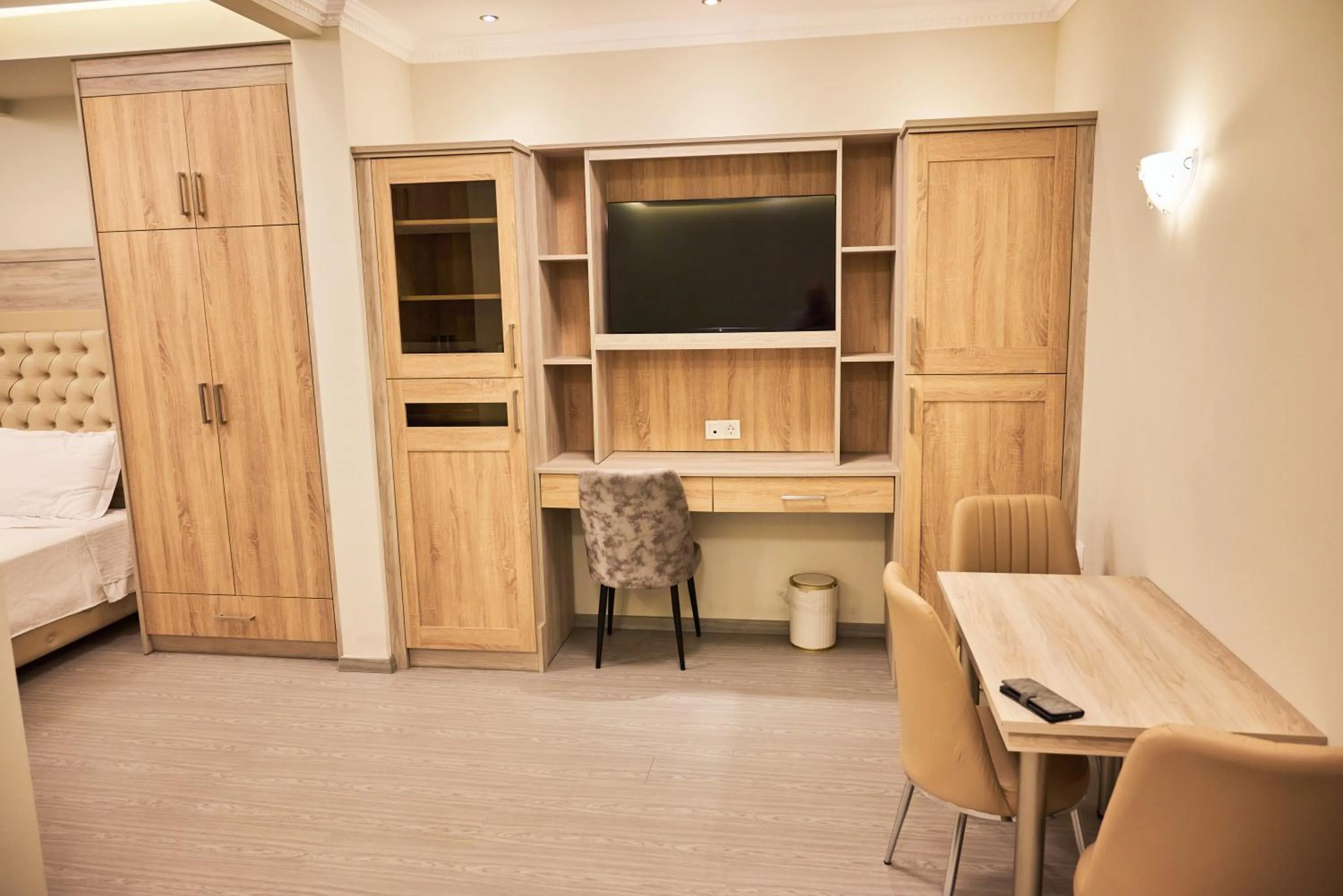 Bed in Famissi Eden Hotel