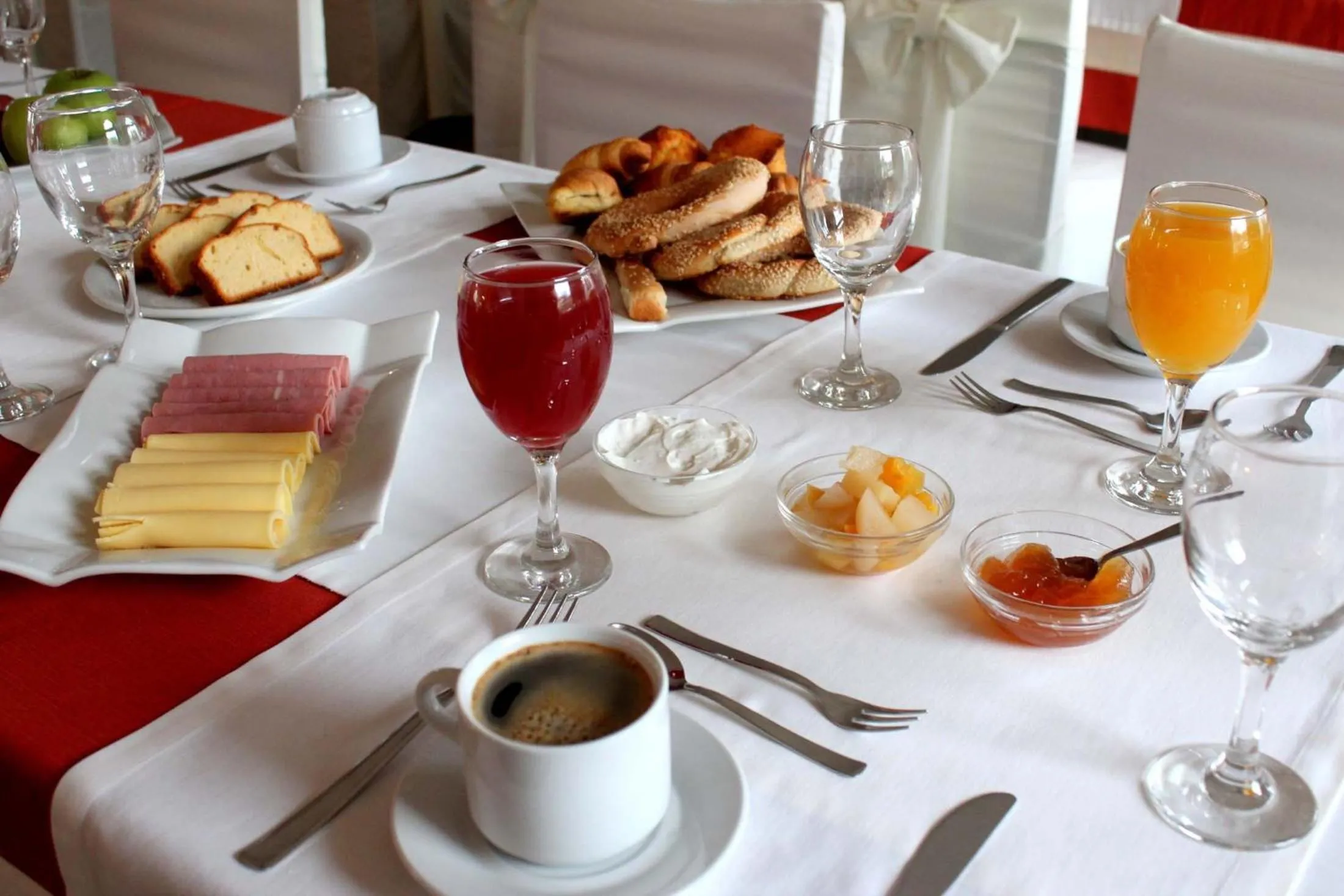 Buffet breakfast in Famissi Eden Hotel