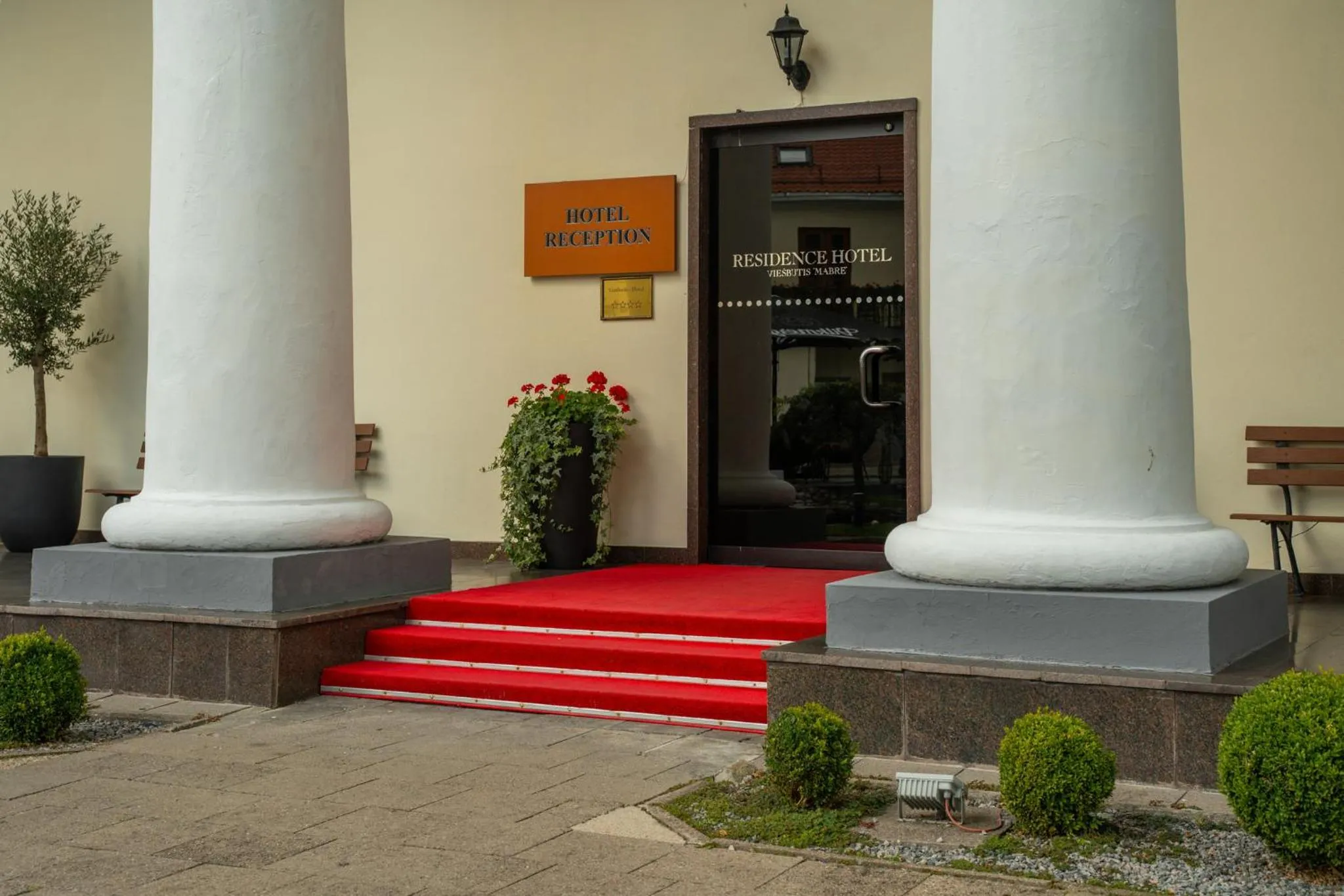 Facade/entrance in Mabre Residence