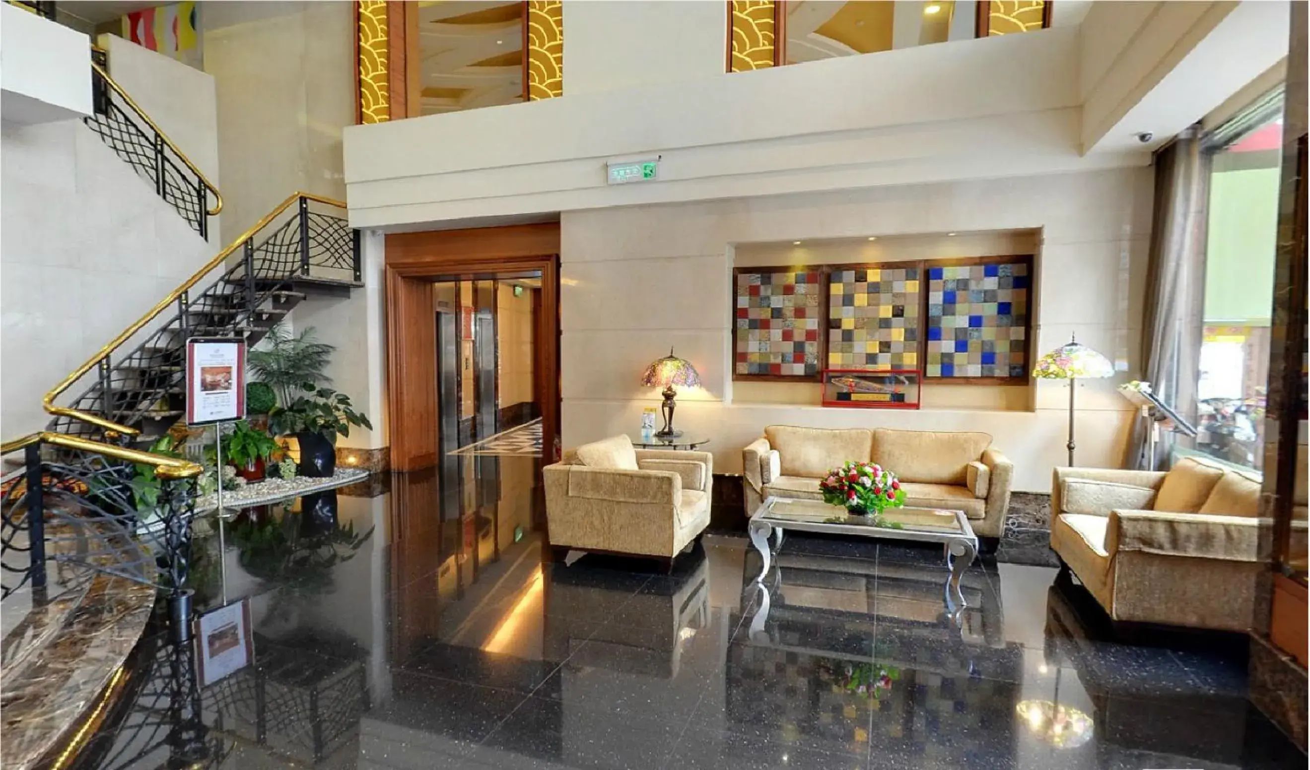 Lobby or reception in Taipei International Hotel Lobby or reception in Taipei International Hotel