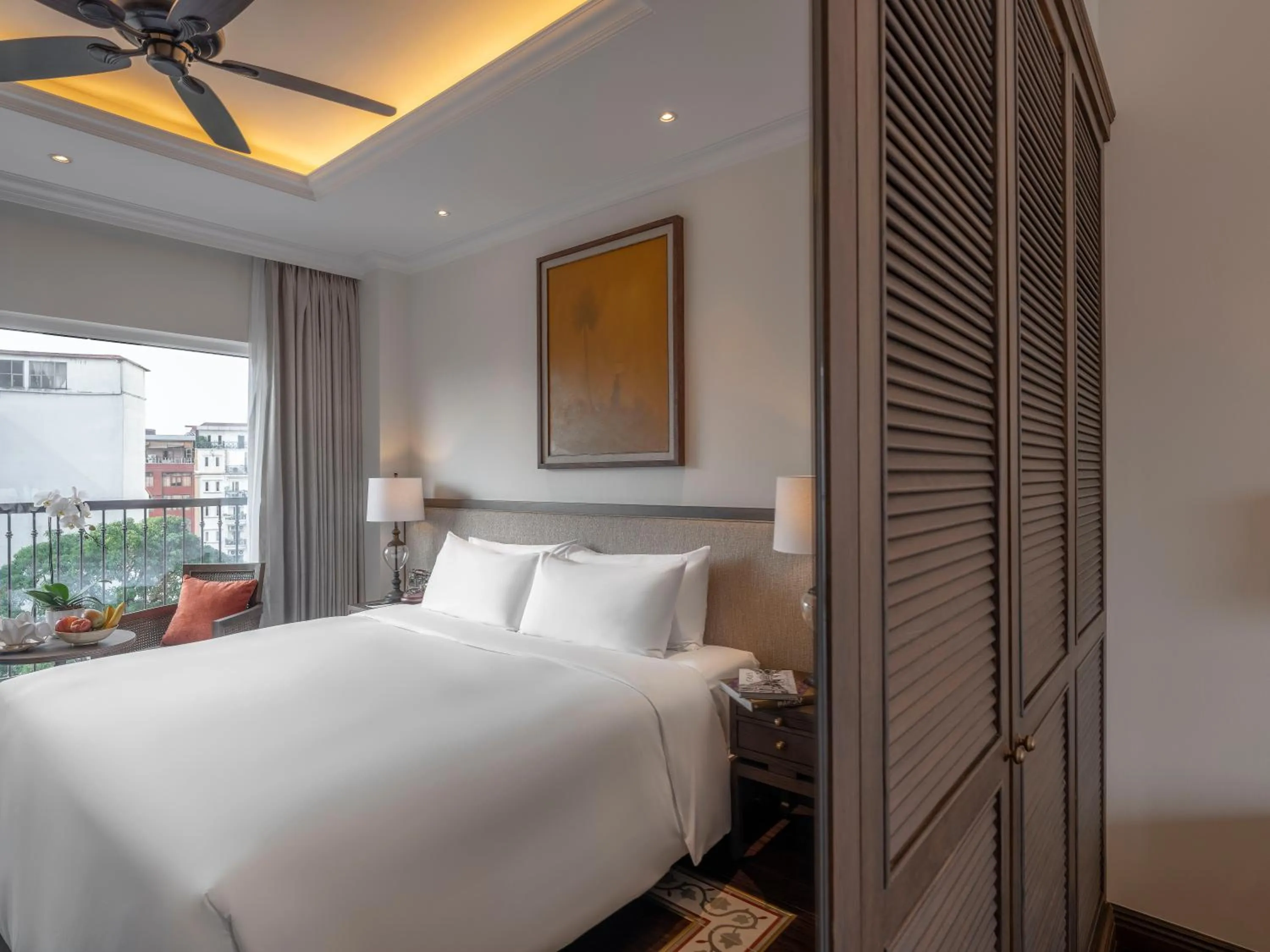 Bed in De Syloia Hotel